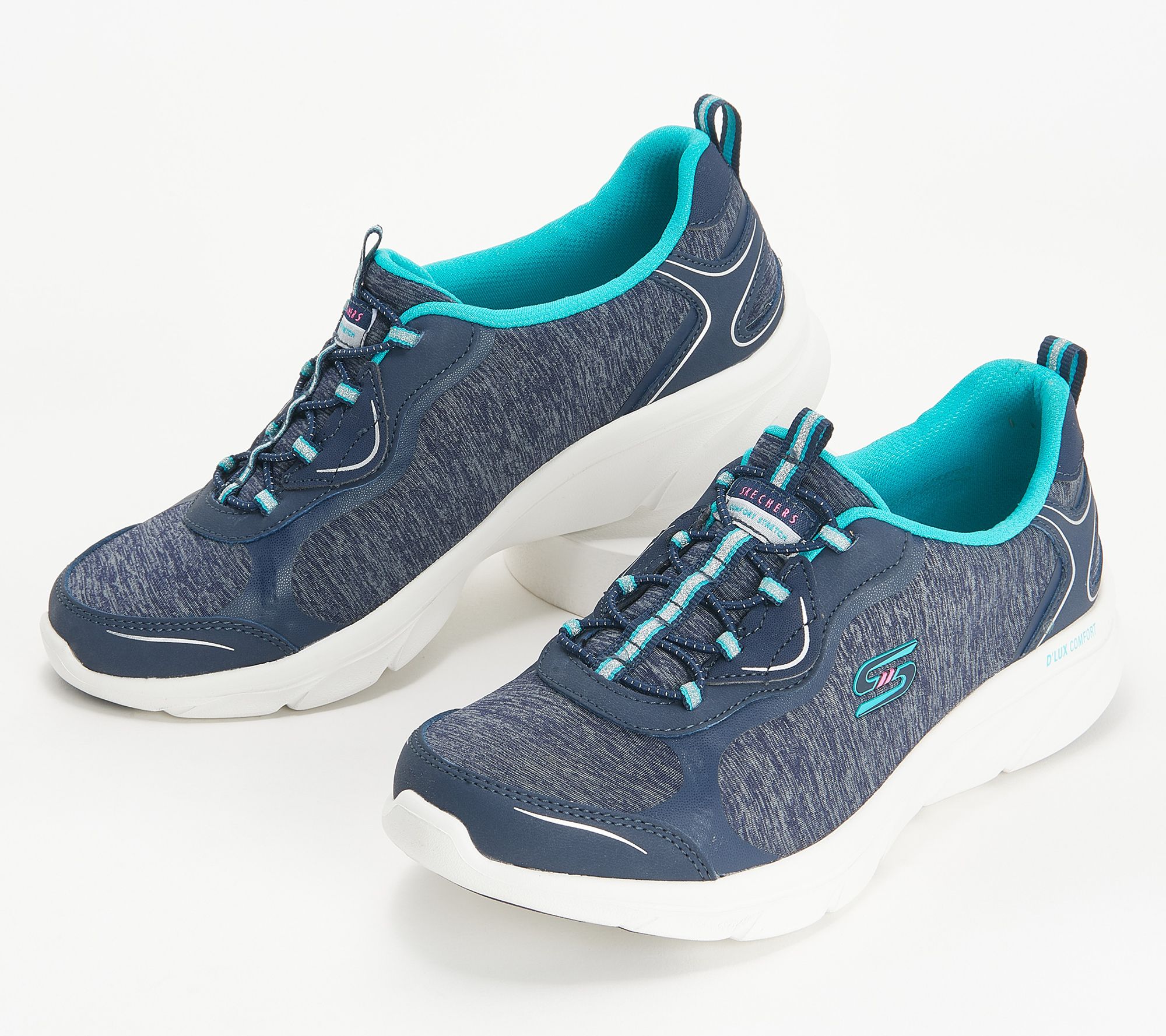 Skechers D'Lux Washable Bungee Sneakers - Sunny Oasis - QVC.com