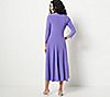 Attitudes by Renee Regular Como Jersey 3/4-Sleeve Midi Dress, 1 of 2
