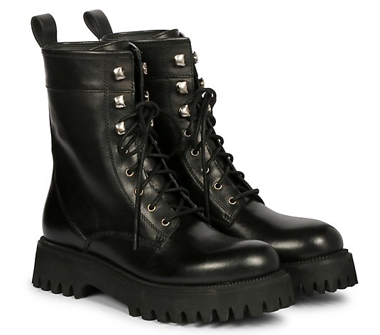 Saint G Leather Ankle Boots -  Anastasia