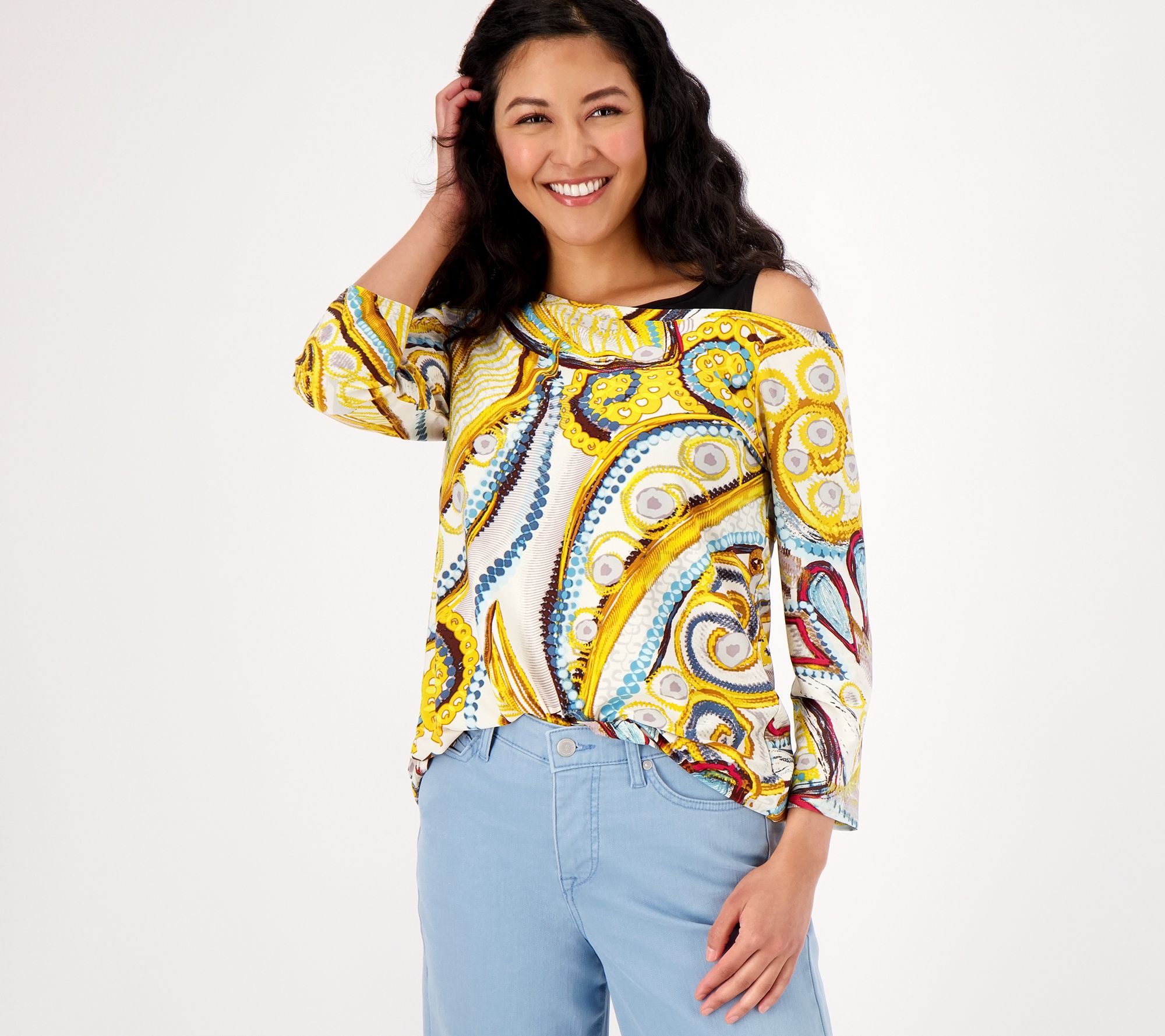 Attitudes by Renee, Tops, Nwt Attitudes By Renee Greenstein Symmetrical  Top