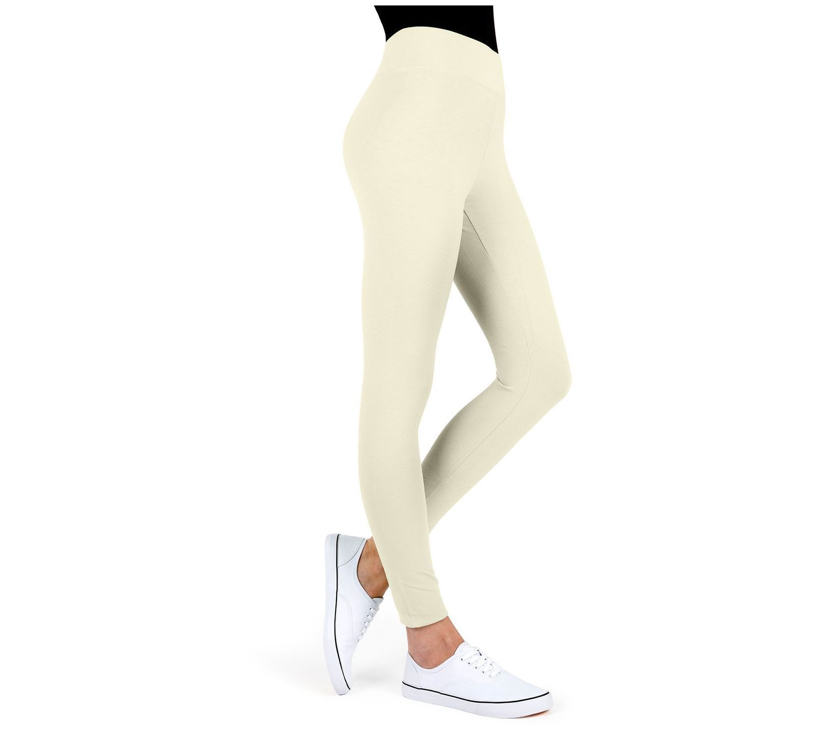 Memoi Cotton-Blend Yoga Pants