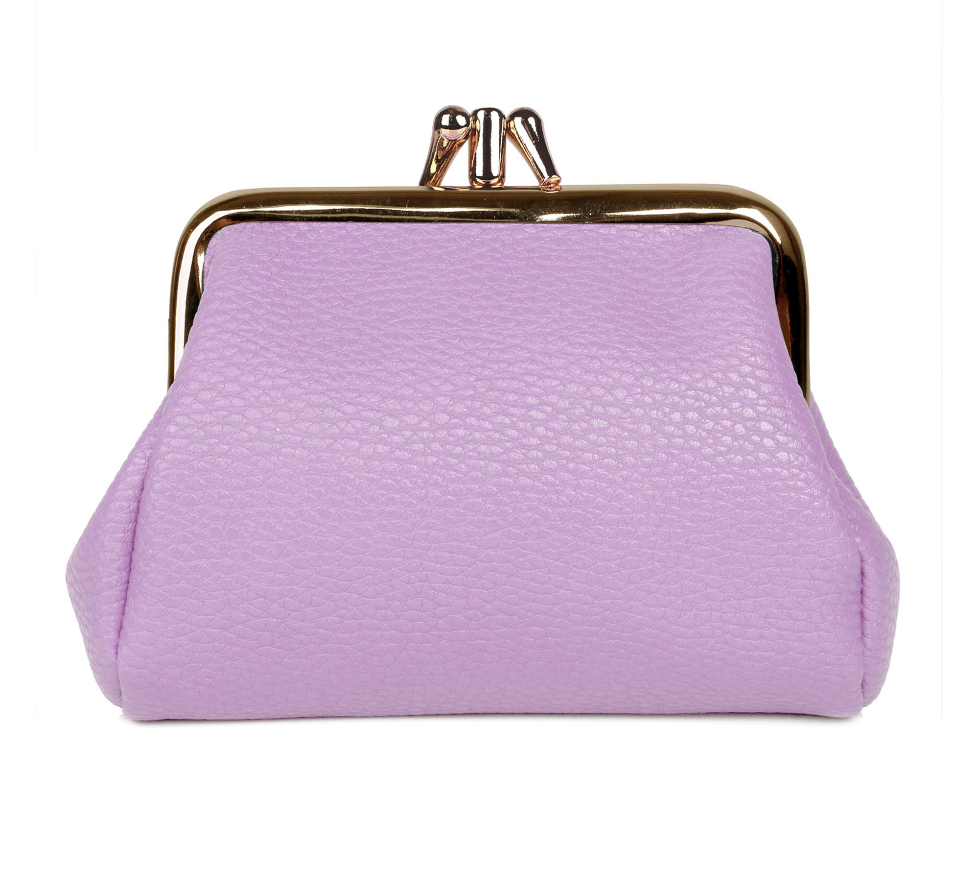 Julia Buxton Solid Vegan Faux Leather Triple Fr ame Wallet
