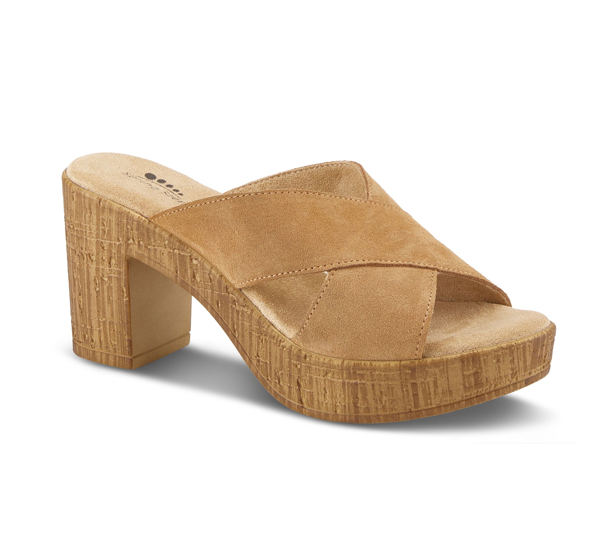Spring Step Suede Sandals - Blanchar
