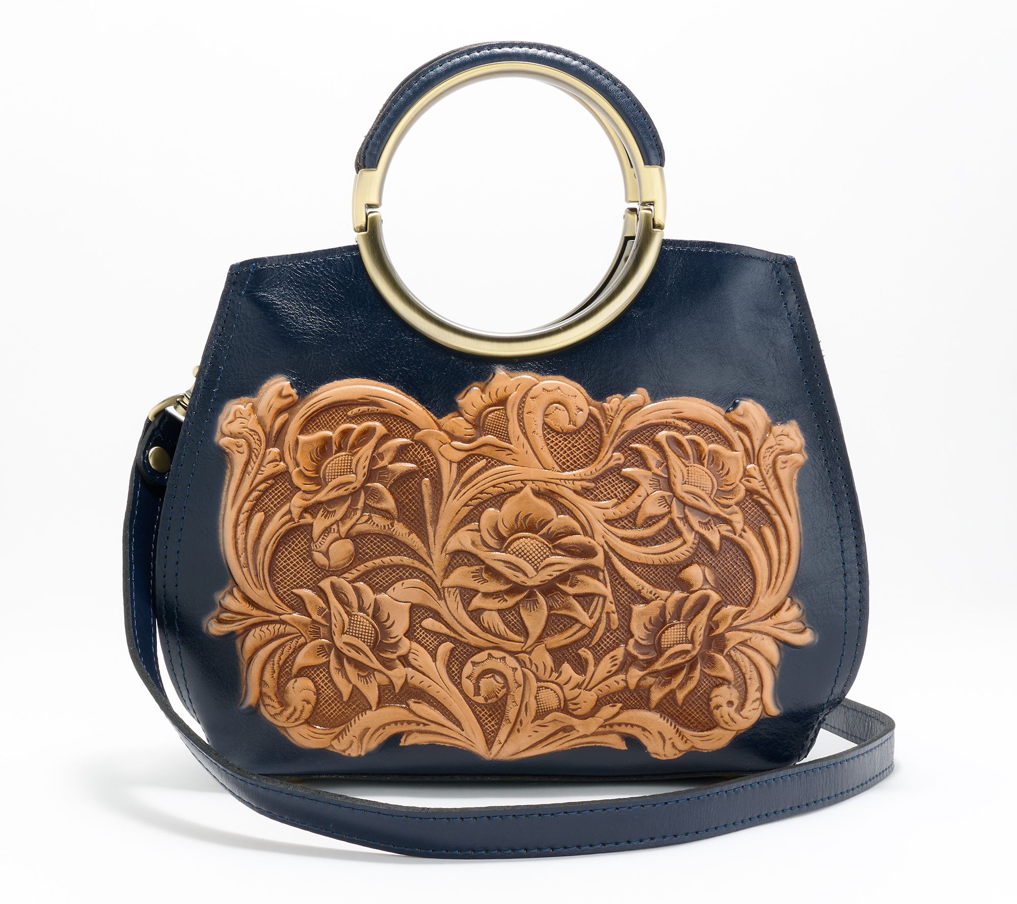 Patricia Nash Natural Cavo Tooling Colorblock Aria Shopper