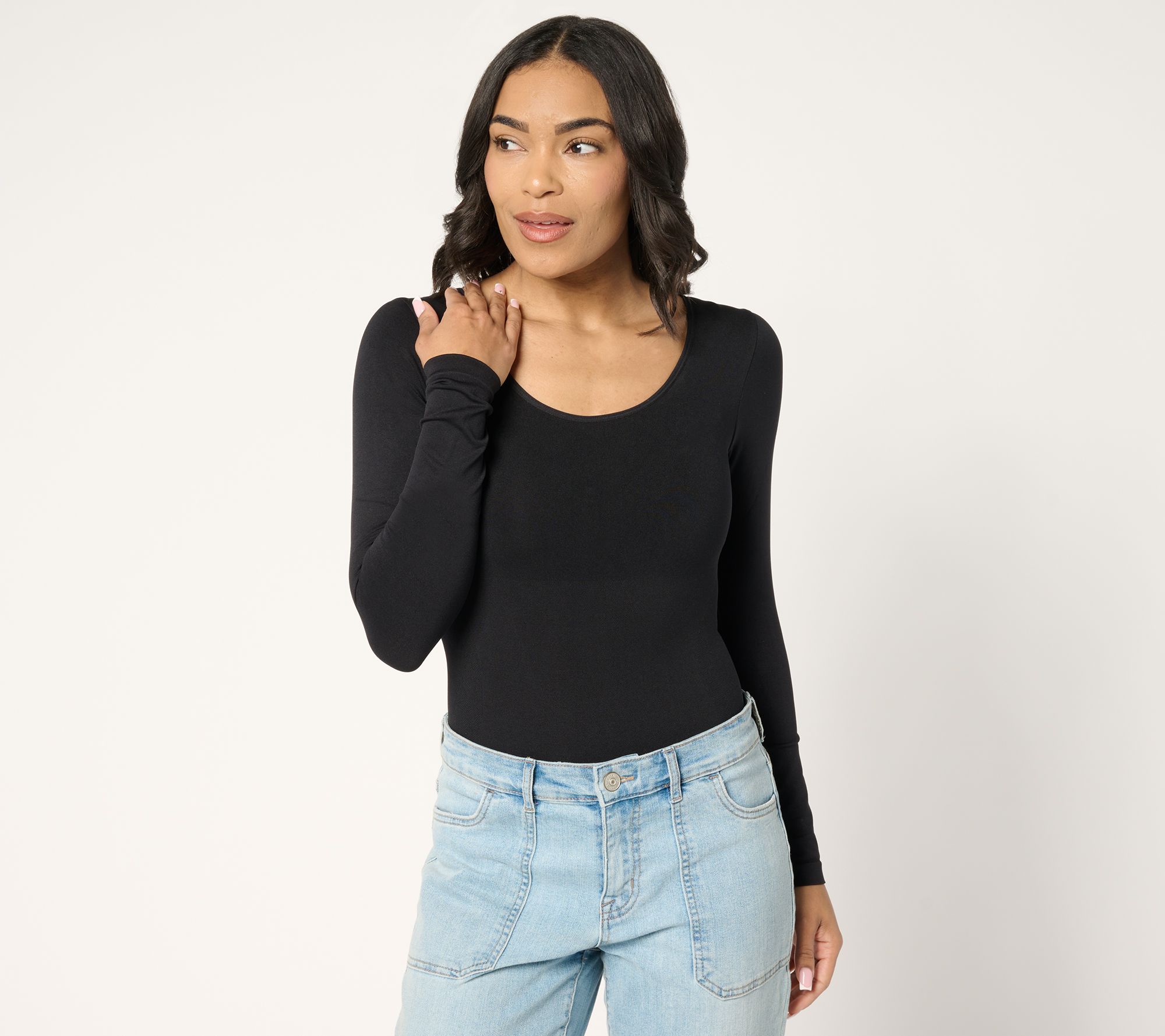 Shapermint All Day Everyday Long Sleeve Bodysuit