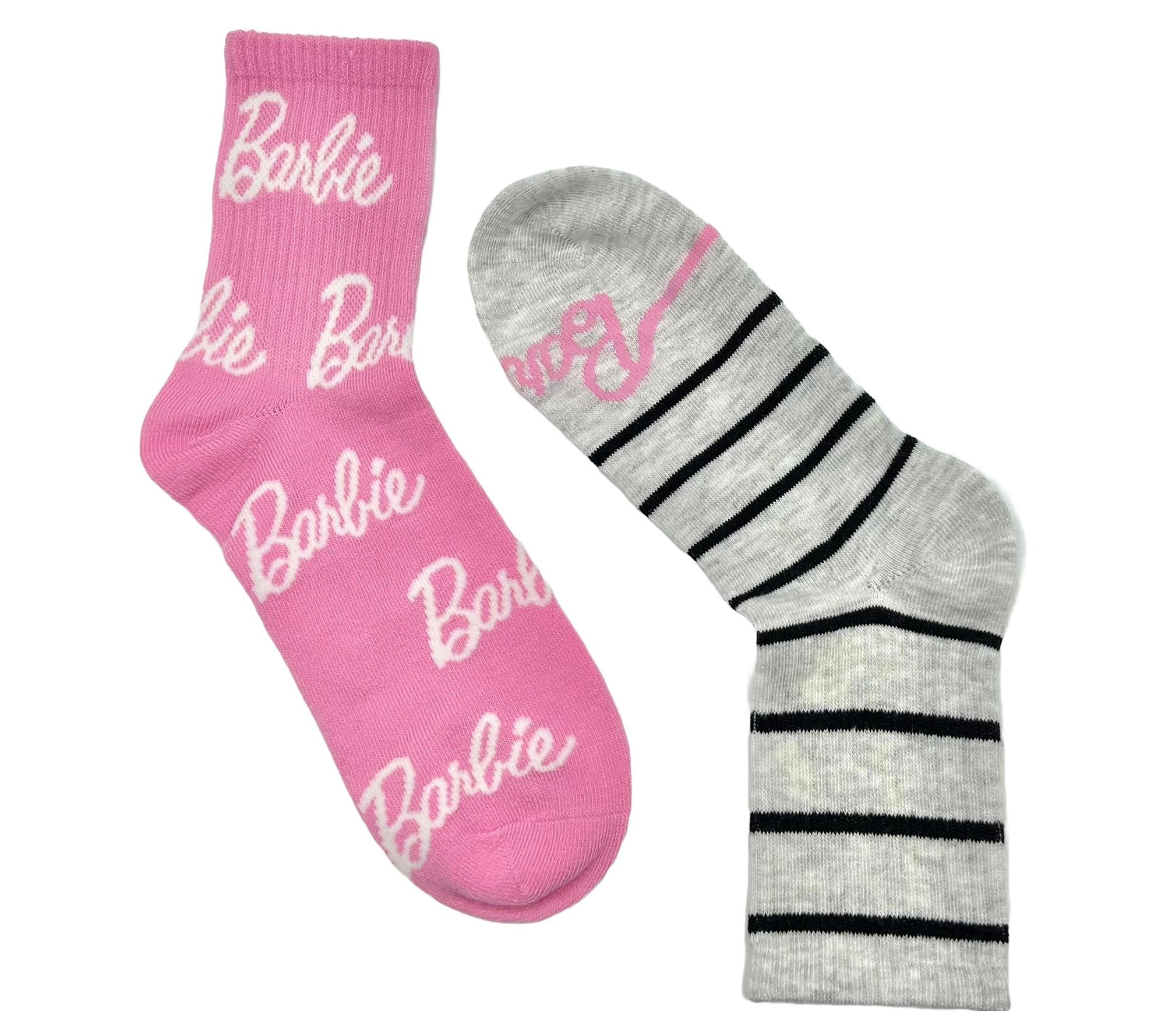 Barbie Crew Socks 2pack 