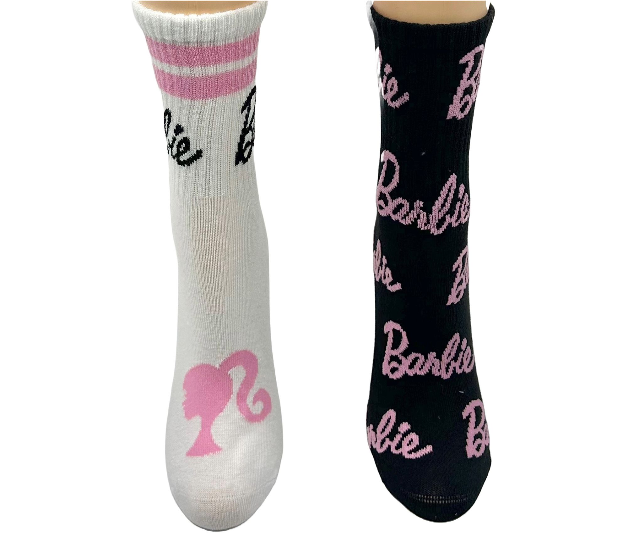 Barbie Ladies' Crew Sock Set - 2 Pair