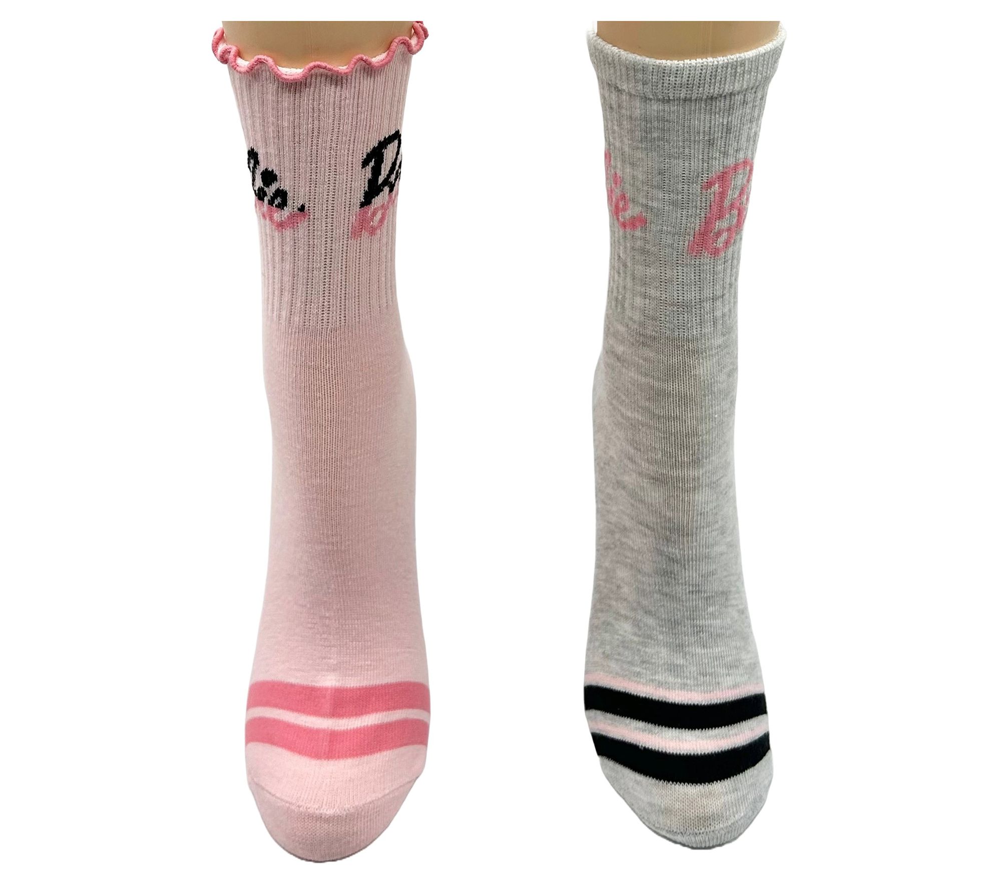 Barbie Ladies' Crew Sock Set - 2 Pair