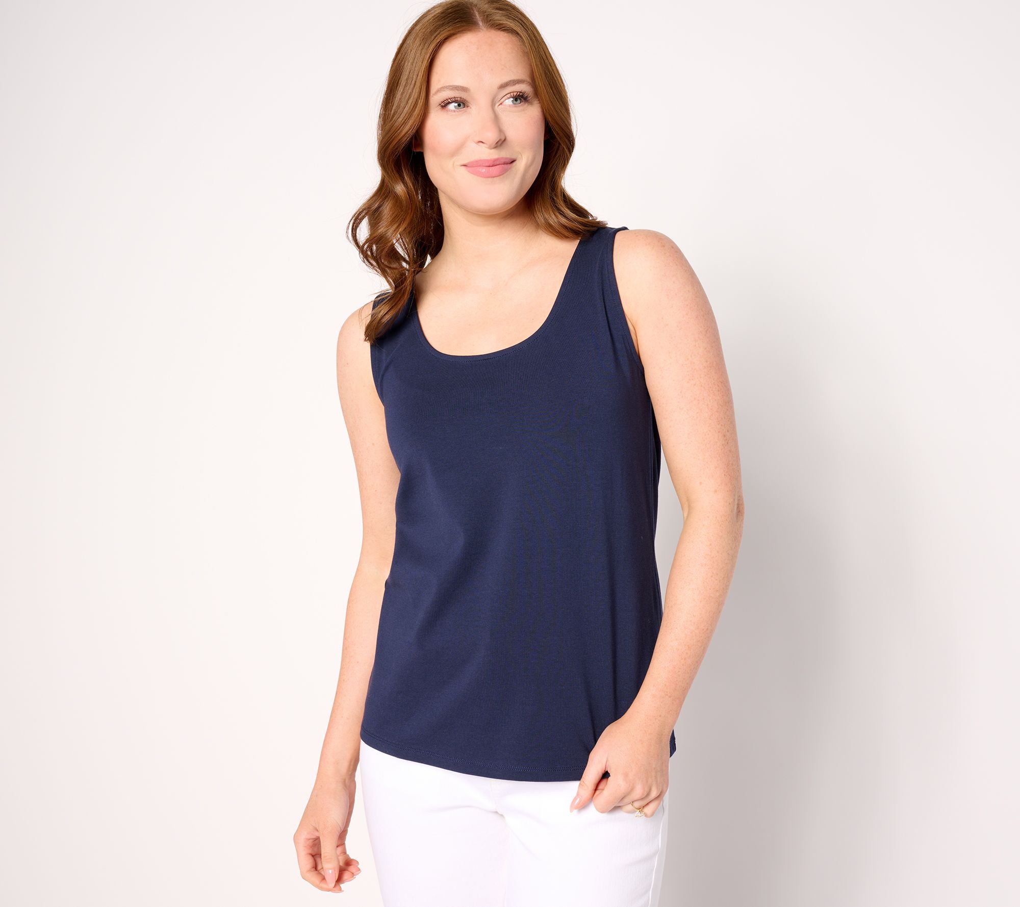"As Is" BEAUTIFUL by Lawrence Zarian Square Neck Tank Top