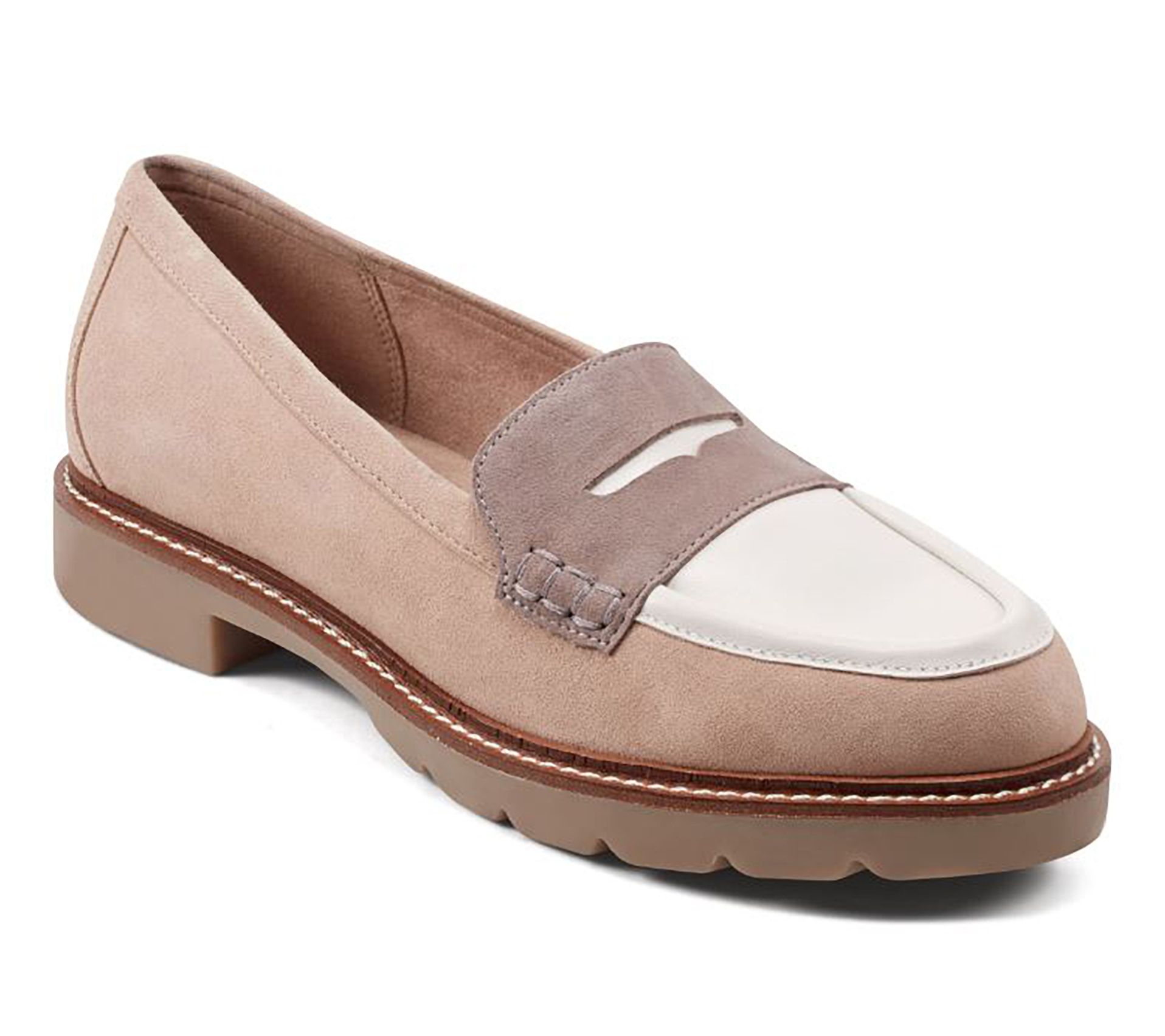 Rockport Leather Lug Penny Loafer- Kacey