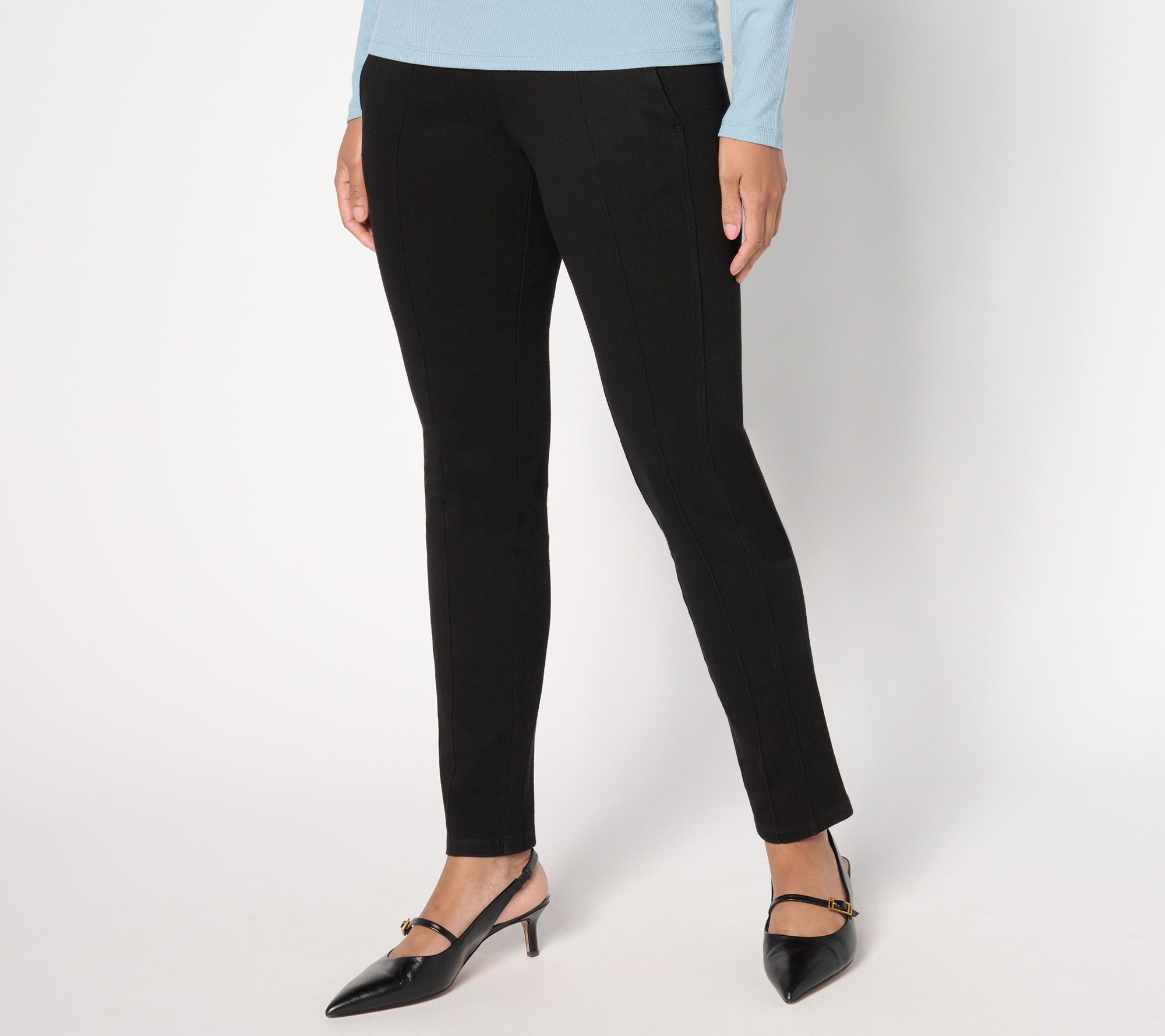 "As Is" Wicked by Women with Control Prime Stretch Denim Petite Pants