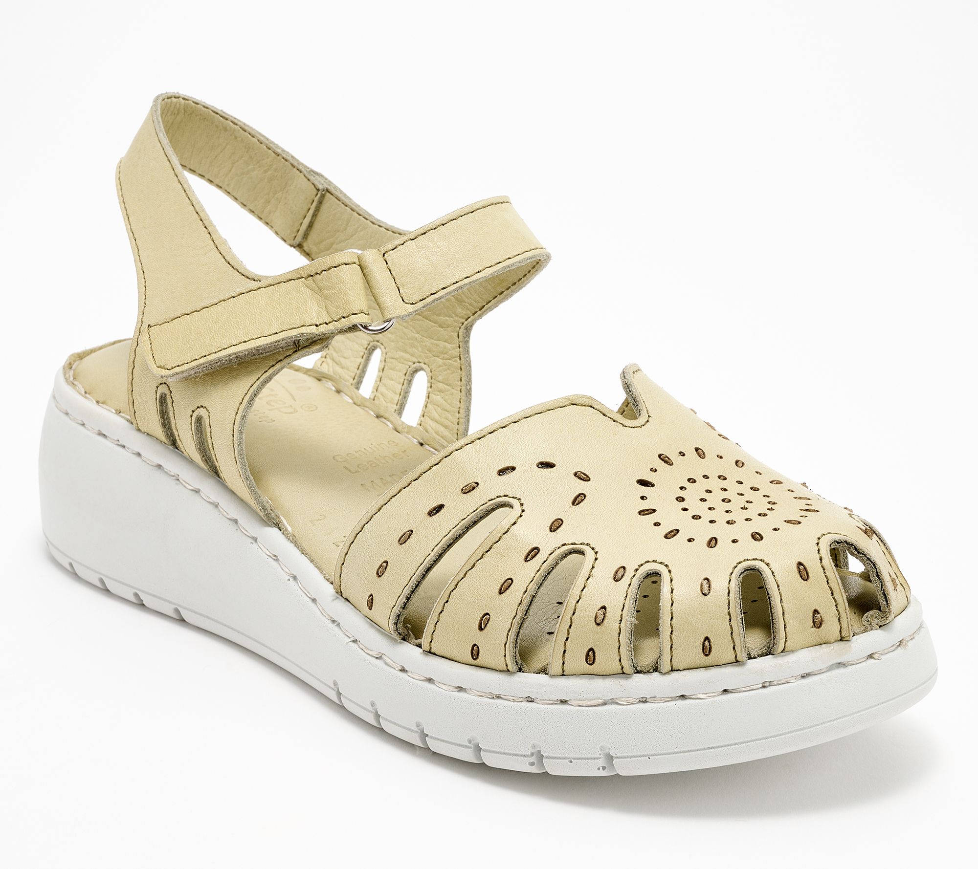 Spring Step Leather Adjustable Mary Janes- Galavis