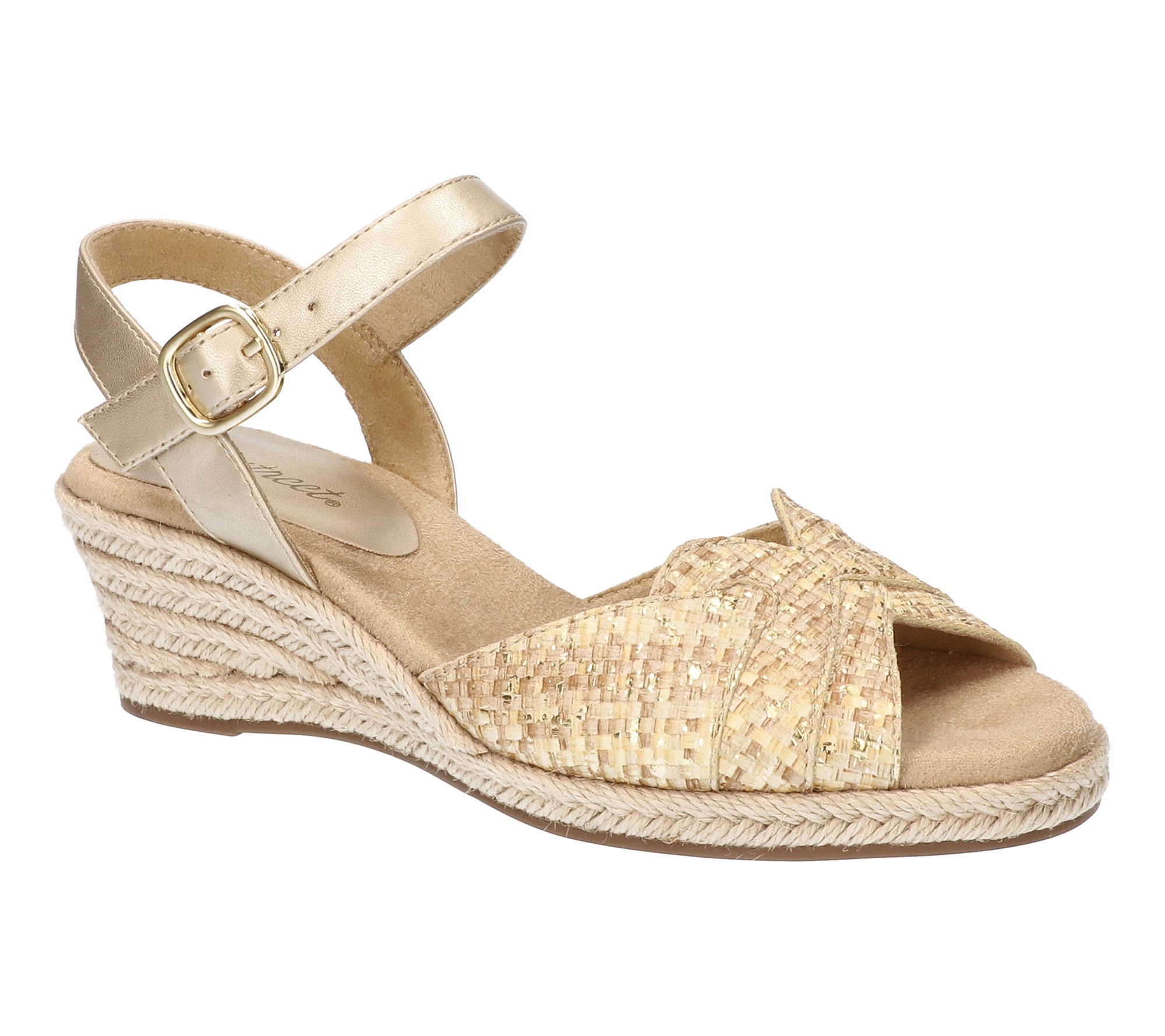 Easy Street Espadrille Wedge Sandals - Miramar