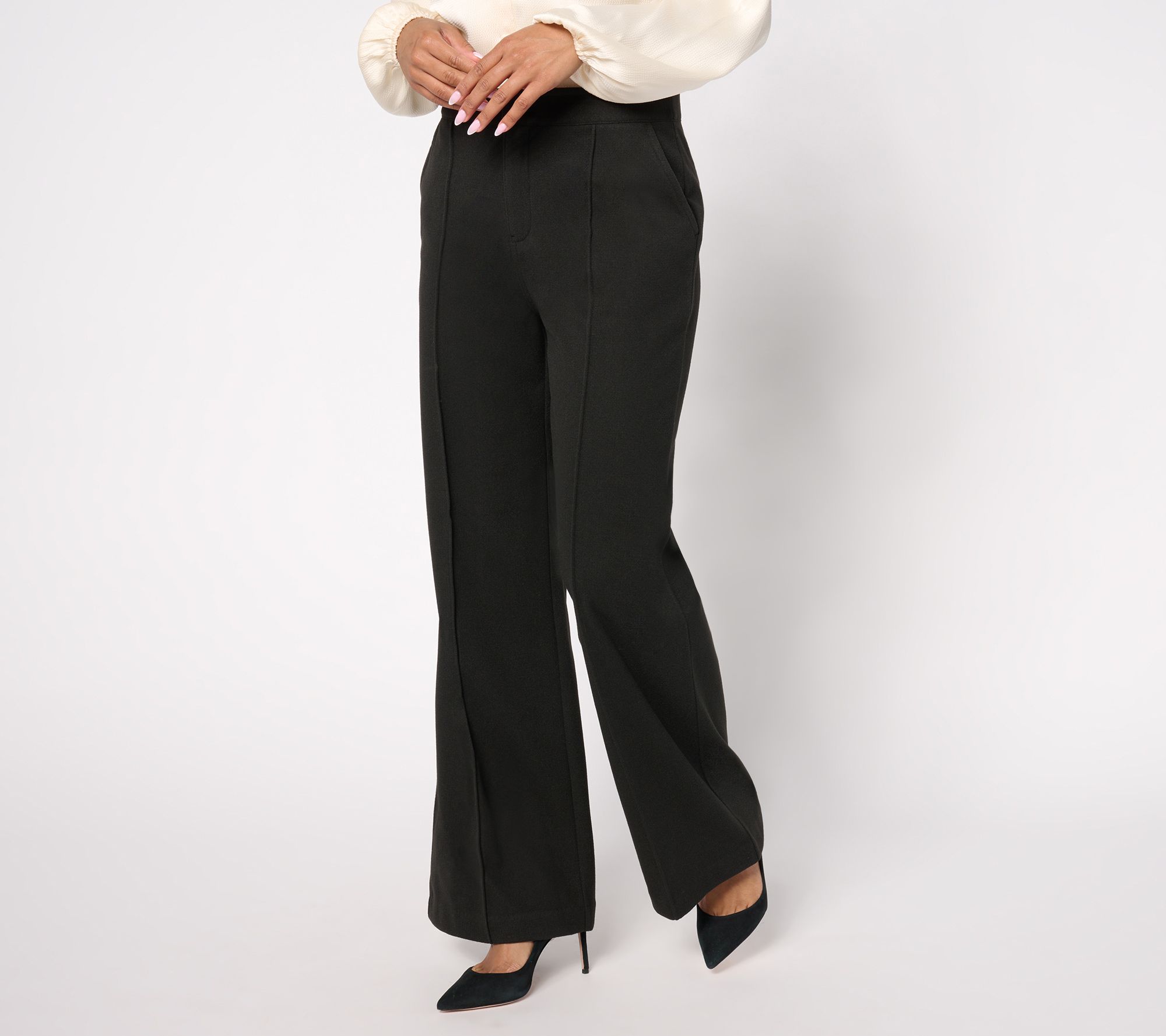 "As Is" BEAUTIFUL by Lawrence Zarian Petite Tailored Knit Trouser