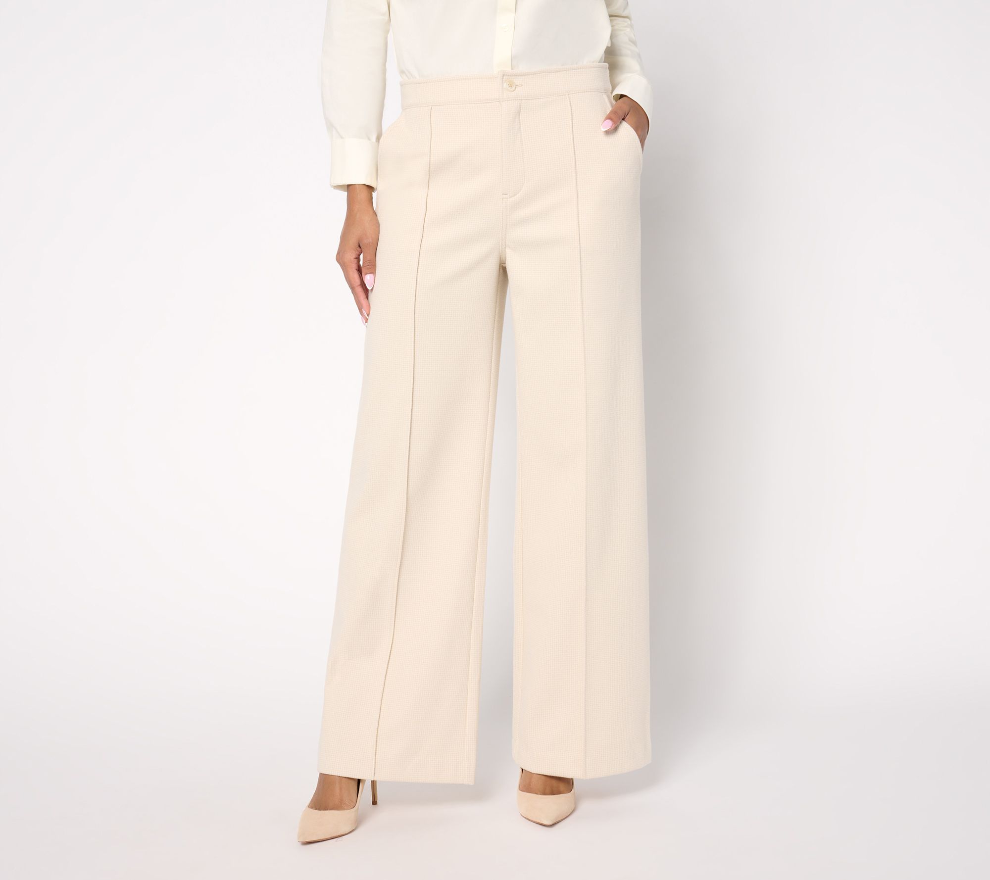 "As Is" BEAUTIFUL by Lawrence Zarian Petite Tailored Knit Trouser