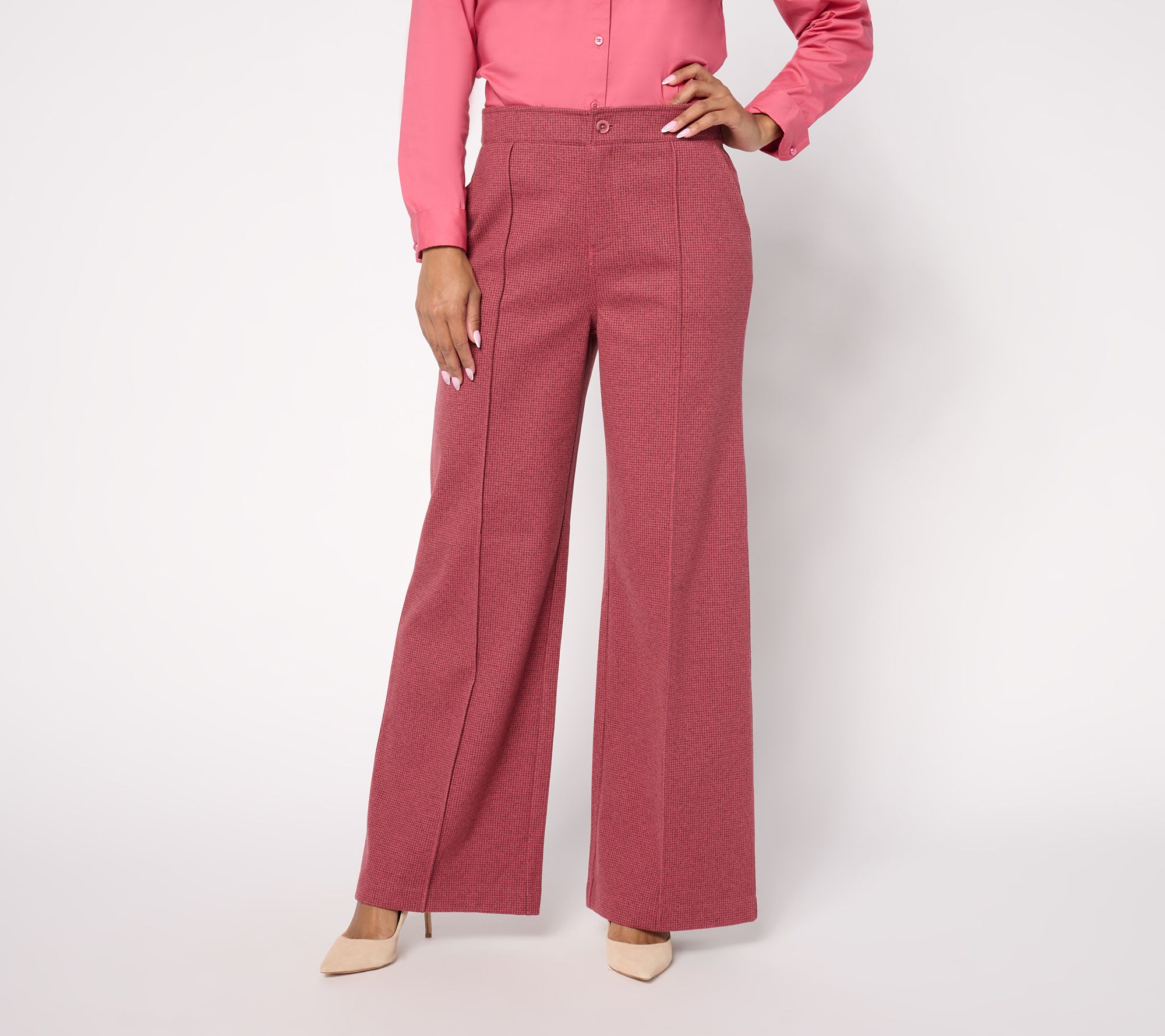 "As Is" BEAUTIFUL by Lawrence Zarian Petite Tailored Knit Trouser