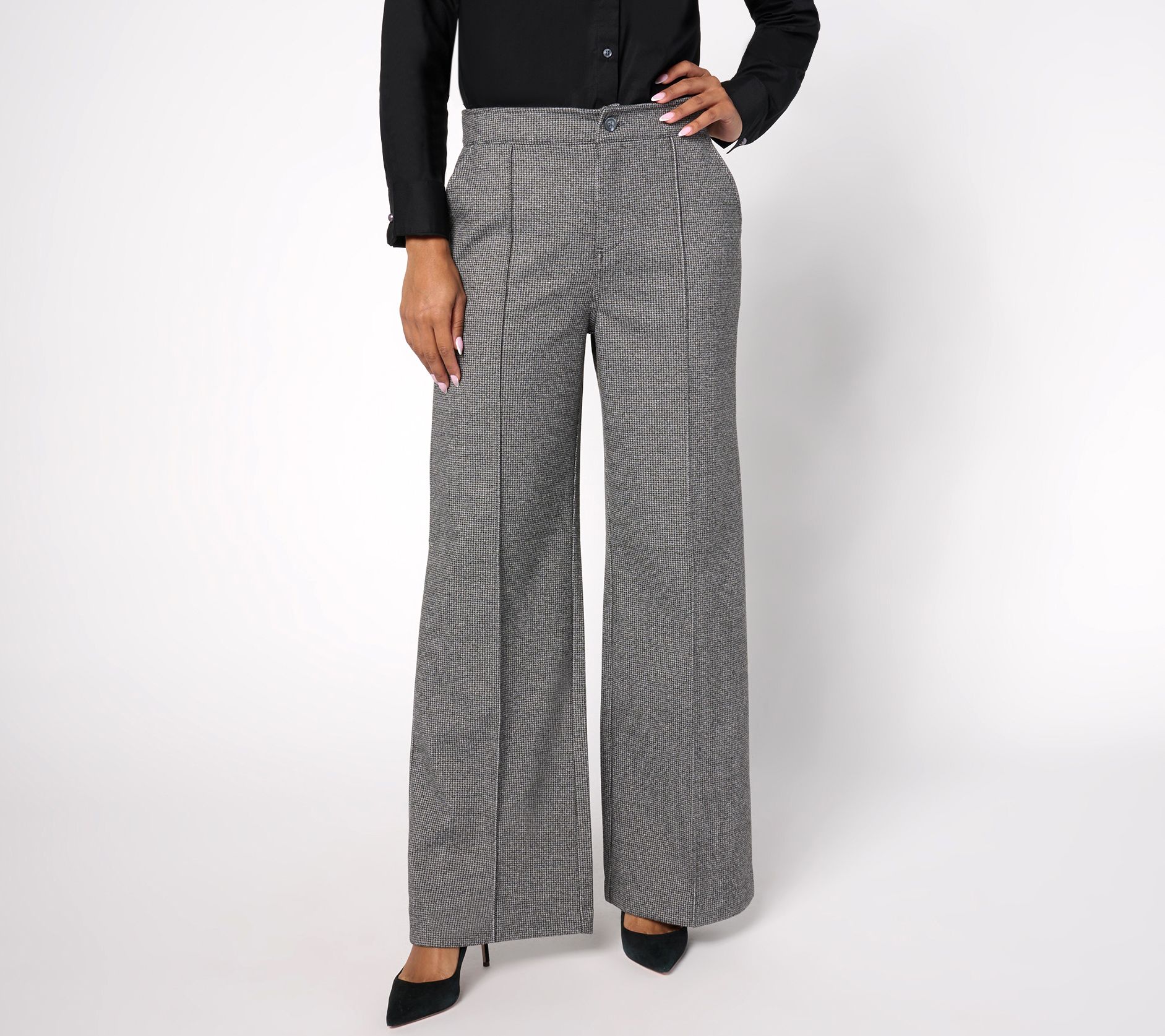 "As Is" BEAUTIFUL by Lawrence Zarian Petite Tailored Knit Trouser