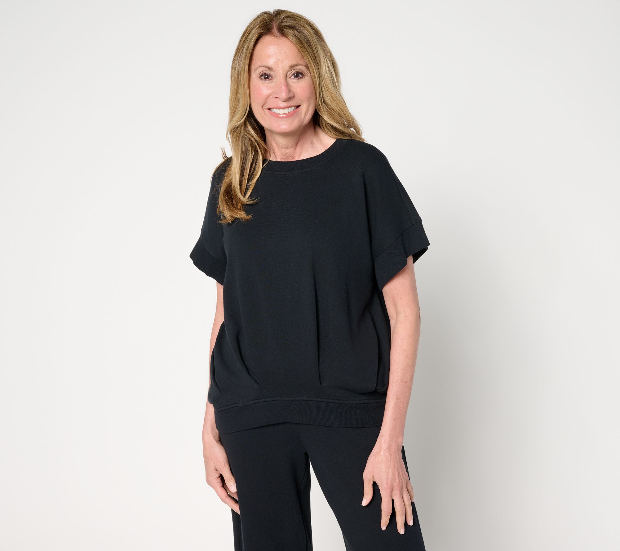 Carla Rockmore Collection The Modern Short Sleeve Sweatshirt