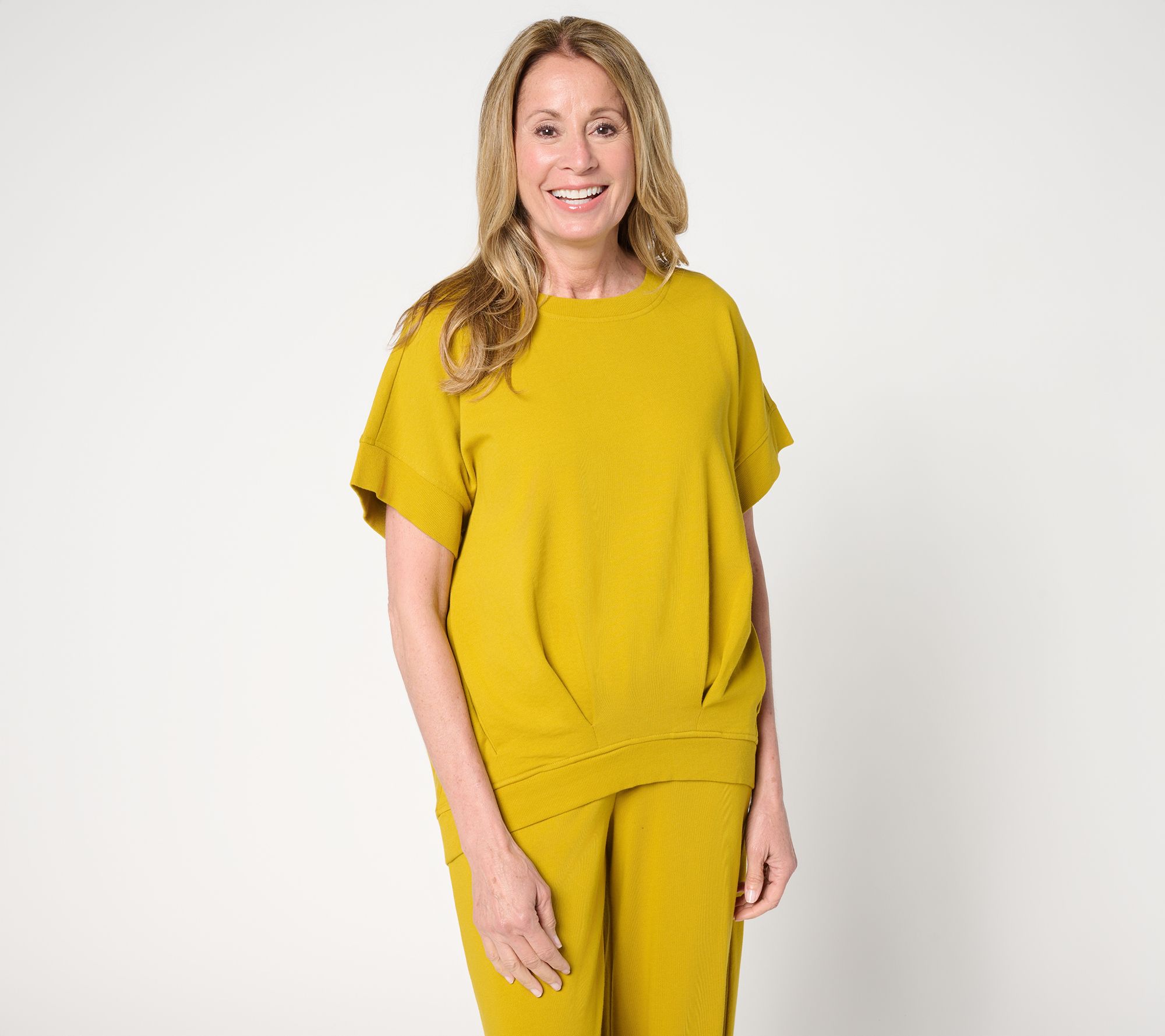 Carla Rockmore Collection The Modern Short Sleeve Sweatshirt