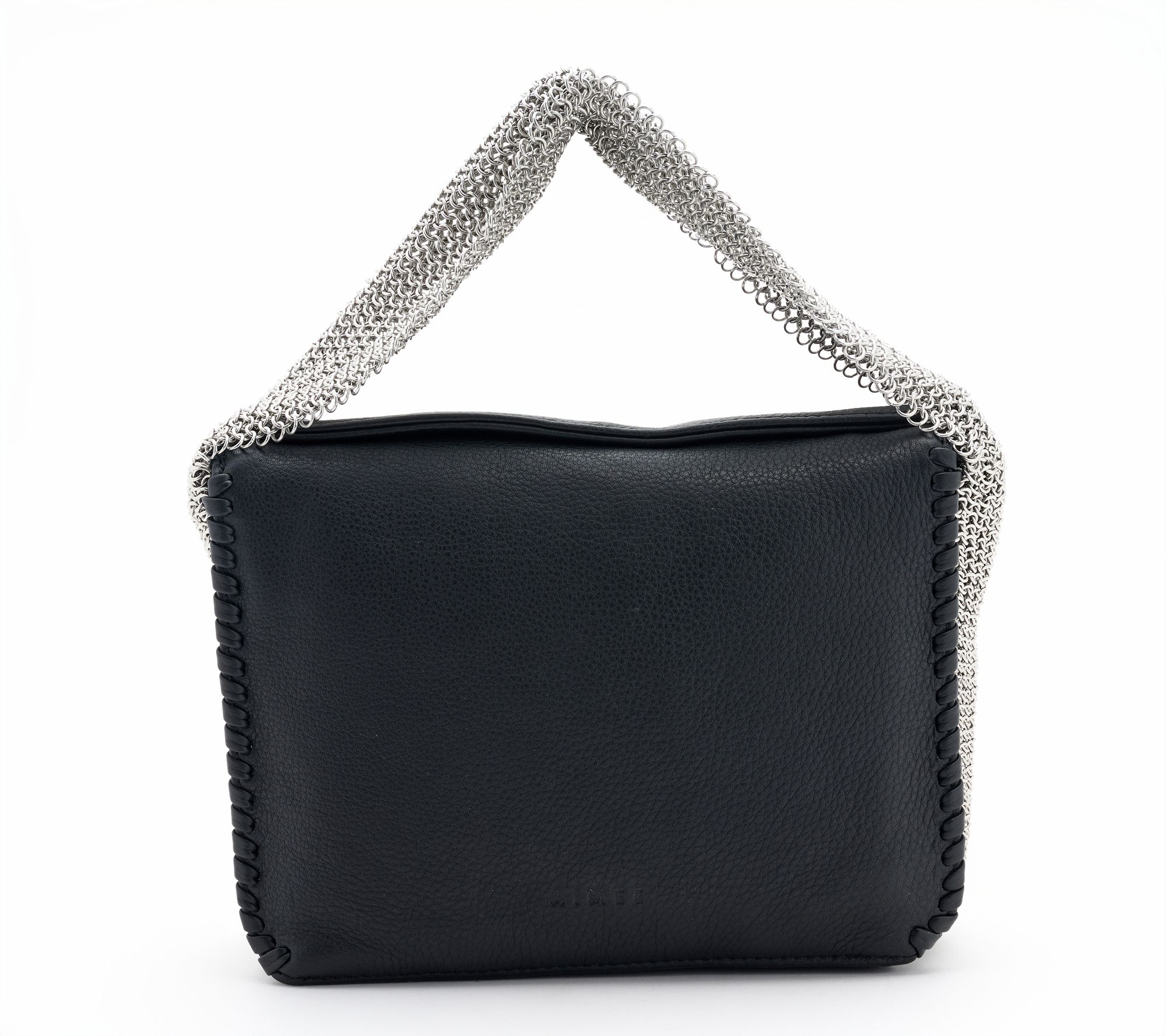 Aimee Kestenberg Chain-Mail Leather Top Handle Bag
