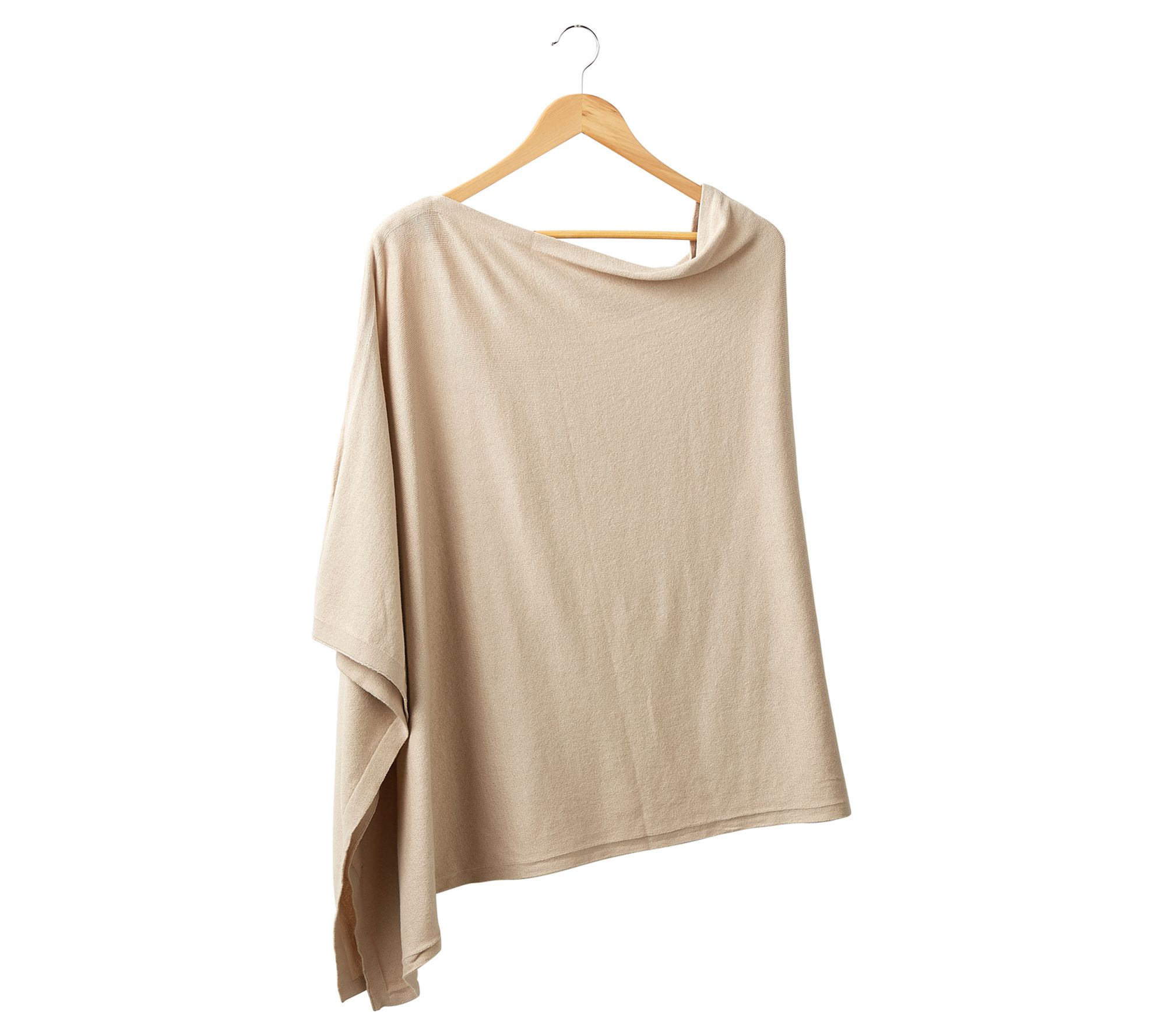 Hadley Wren Solid Knit Cotton Poncho