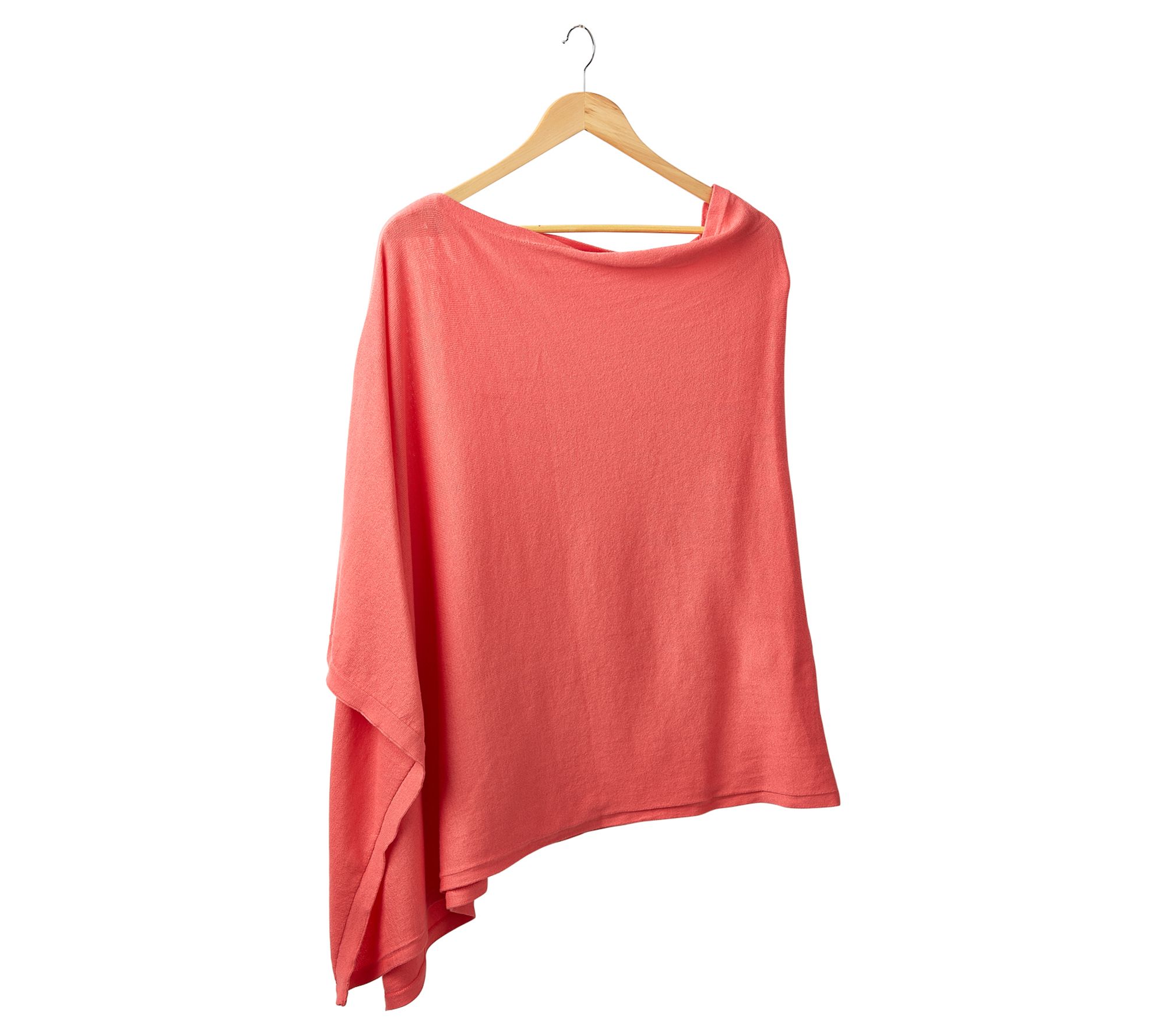 Hadley Wren Solid Knit Cotton Poncho