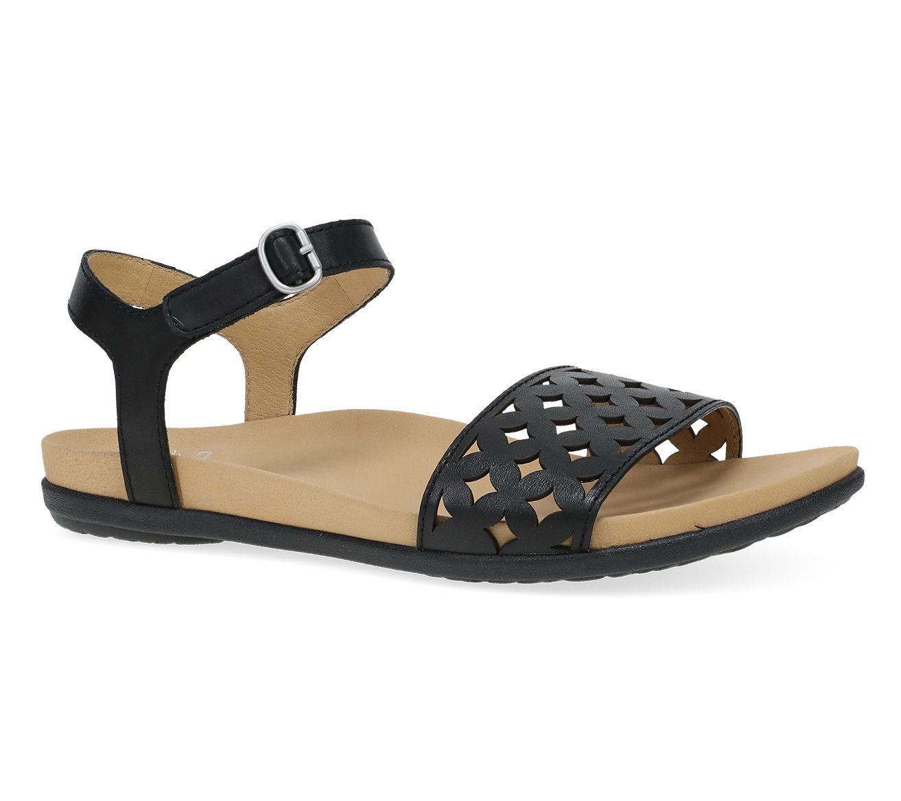 Dansko Jodie Black Calf Leather Sandal
