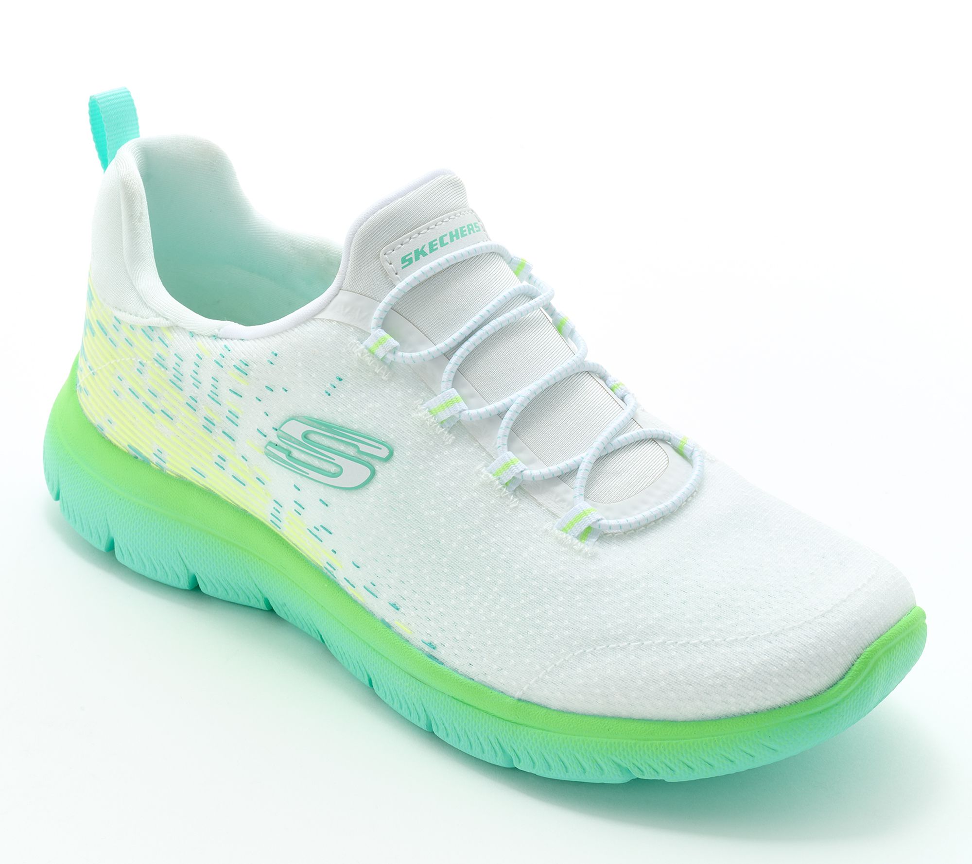 "As Is" Skechers Summits Monomesh Bungee Sneakers