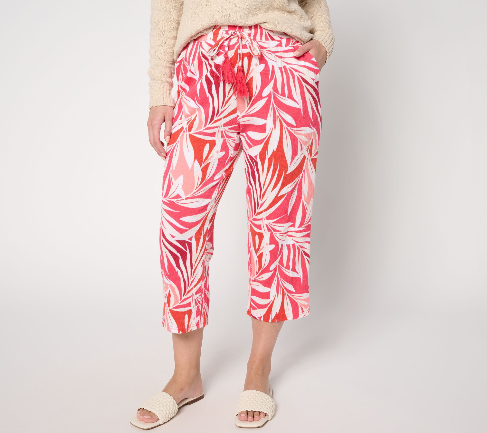 "As Is" Belle by Kim Gravel Tall Packabelle Getaway Cropped Pant