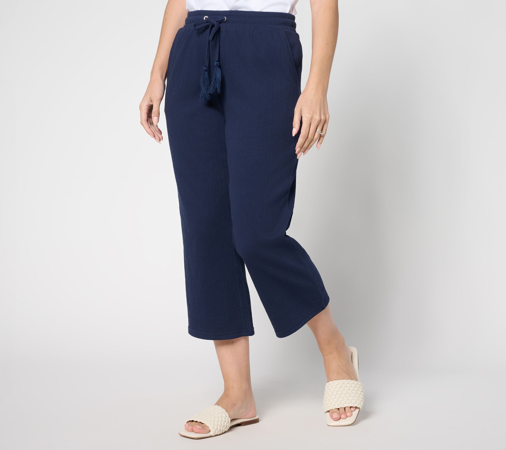 "As Is" Belle by Kim Gravel Tall Packabelle Getaway Cropped Pant