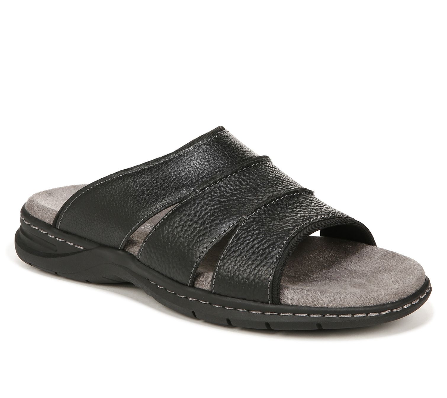 Dr. Scholl's Leather Slide Sandals - Gordon
