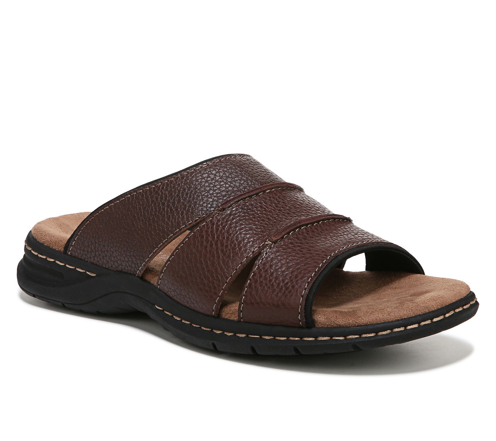 Dr. Scholl's Leather Slide Sandals - Gordon