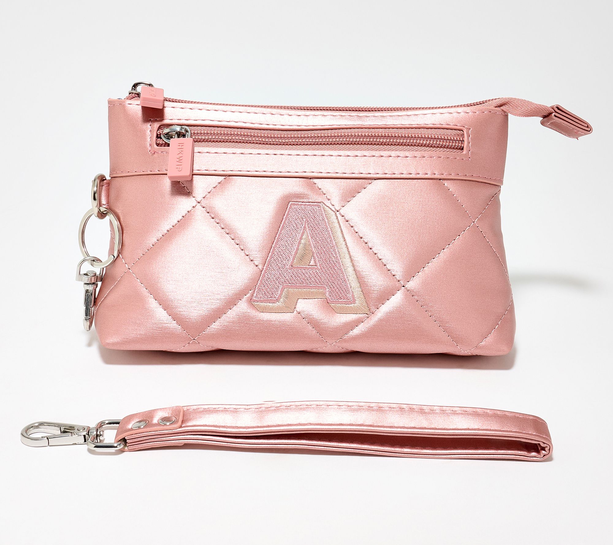 IHKWIP Monogram Initial RFID Pouch with Wristlet