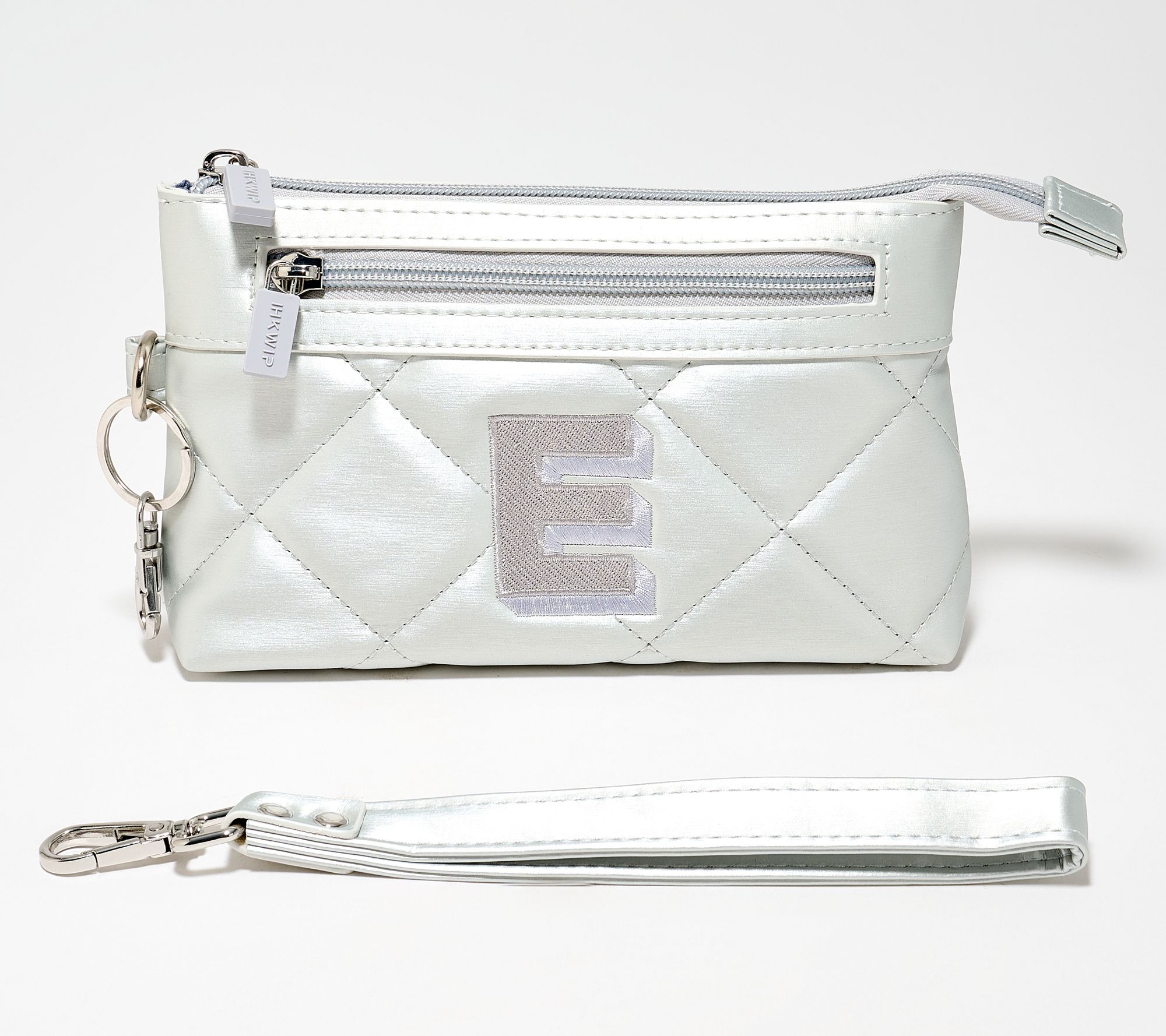 IHKWIP Monogram Initial RFID Pouch with Wristlet