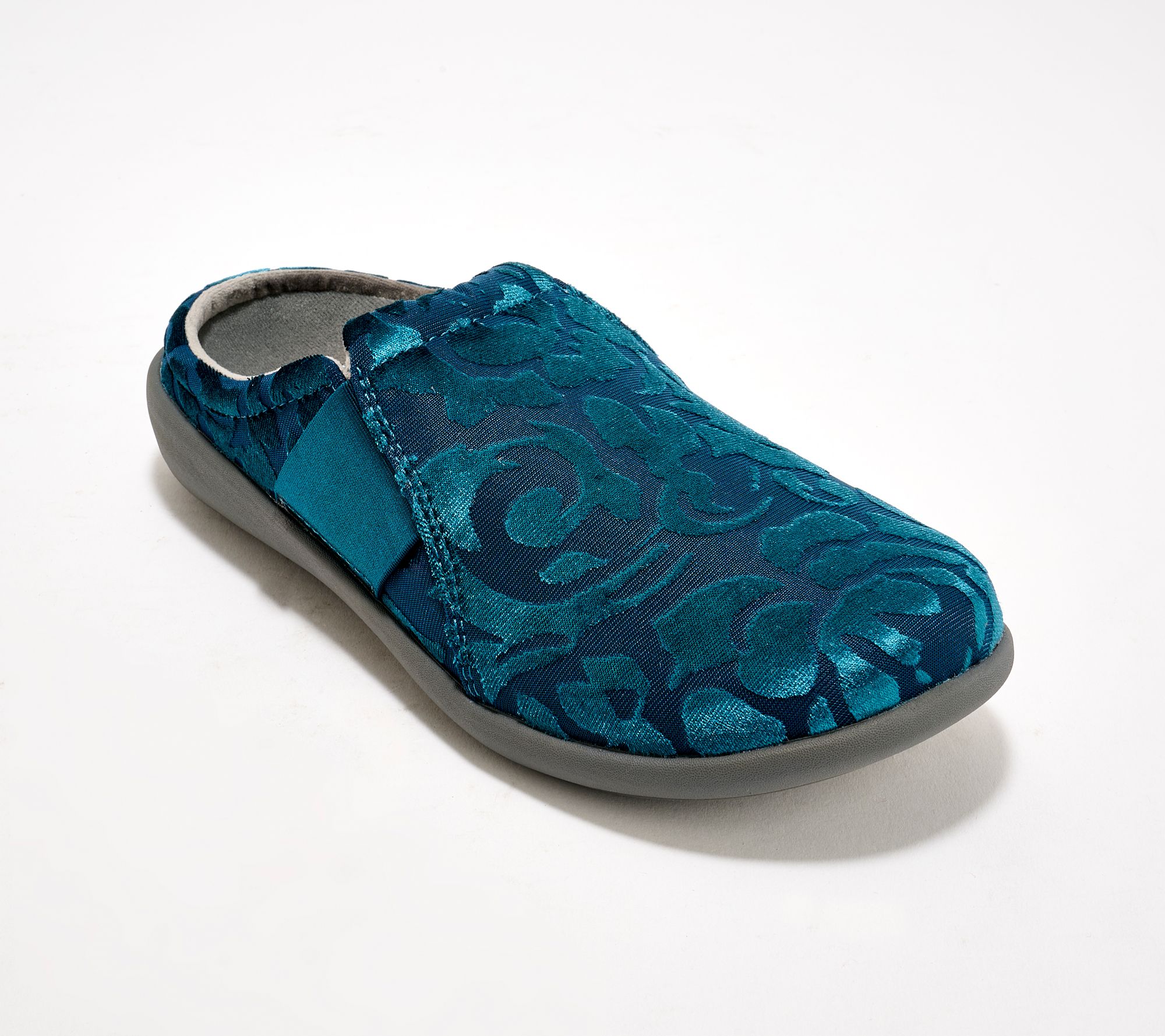 Revitalign Orthotic Burnout Velvet Mules- Siesta Glamour