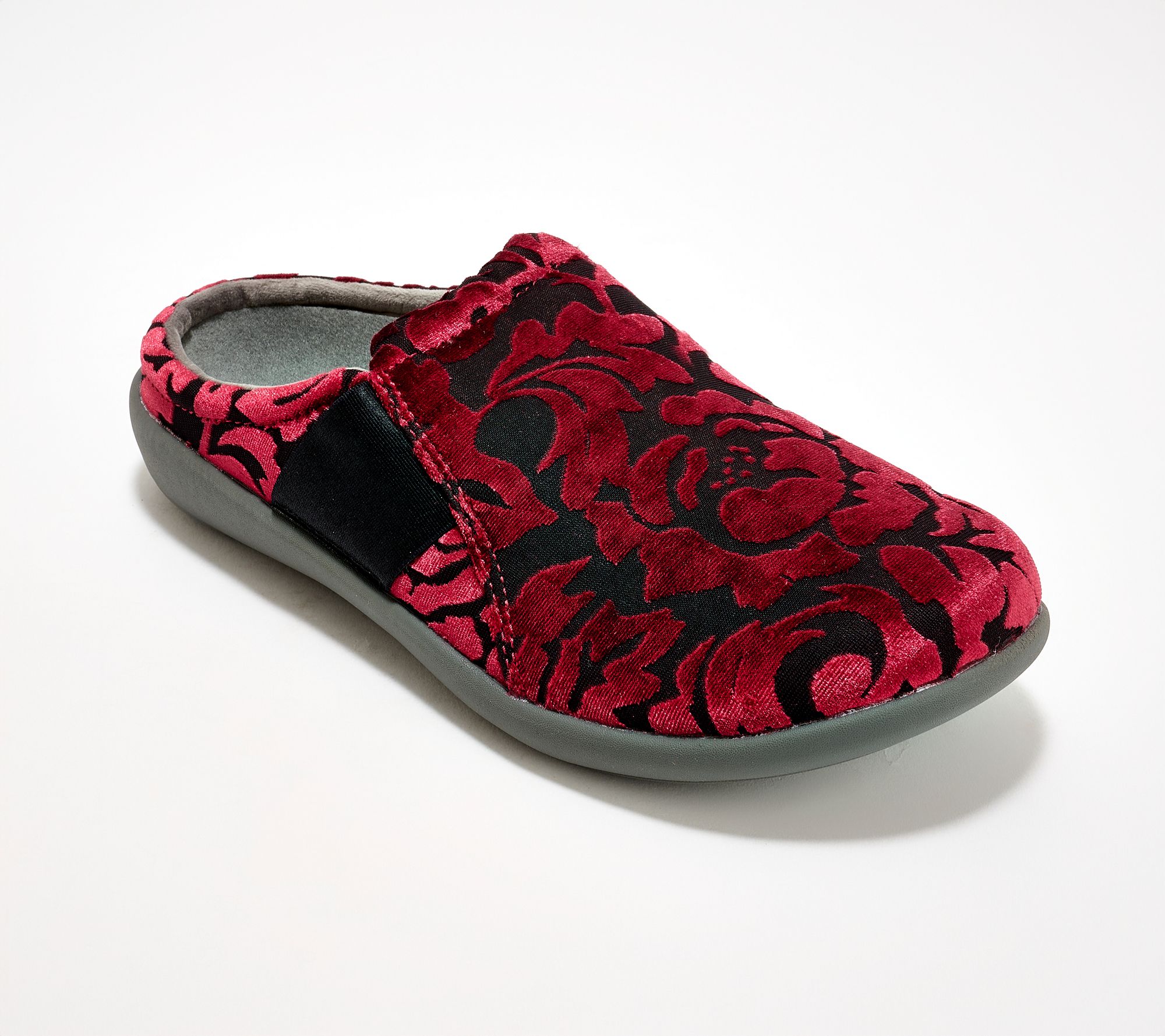 Revitalign Orthotic Burnout Velvet Mules- Siesta Glamour