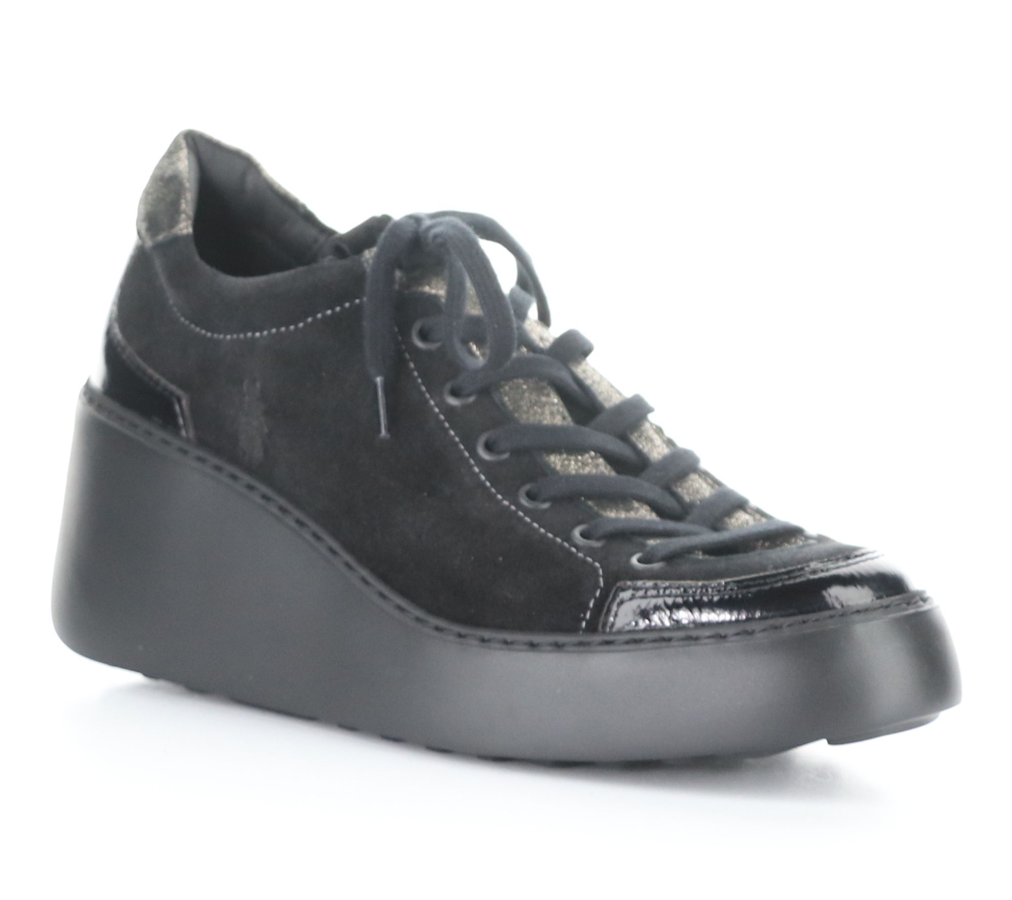 Fly London Oil Suede/Cool/Nappalak Wedge Sneaker