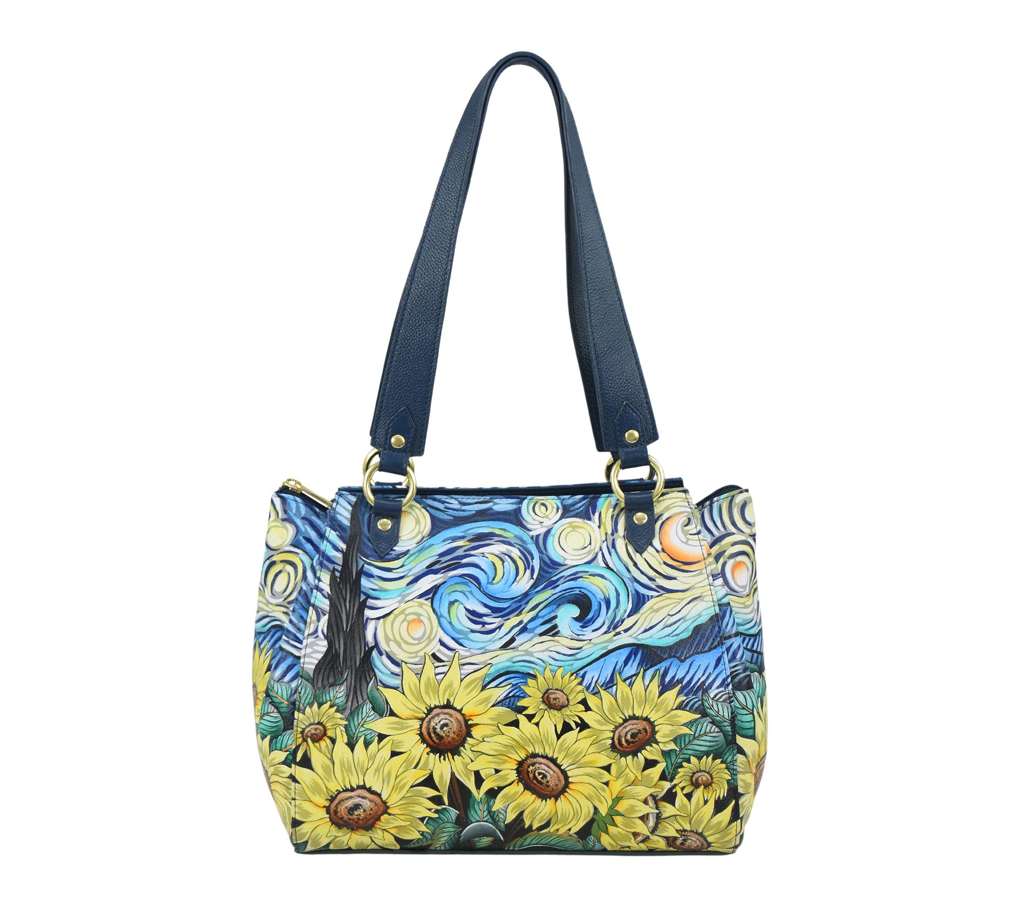 Anushcka Painted Leather Medium Tote Bag