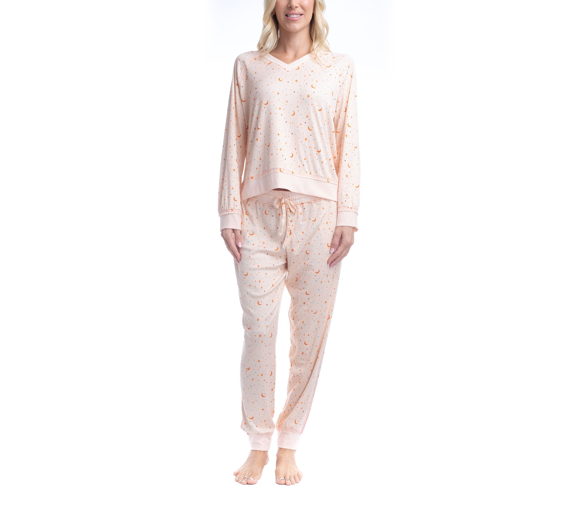 Ocean Pacific Sandy Sundown Long Sleeve PJ Set