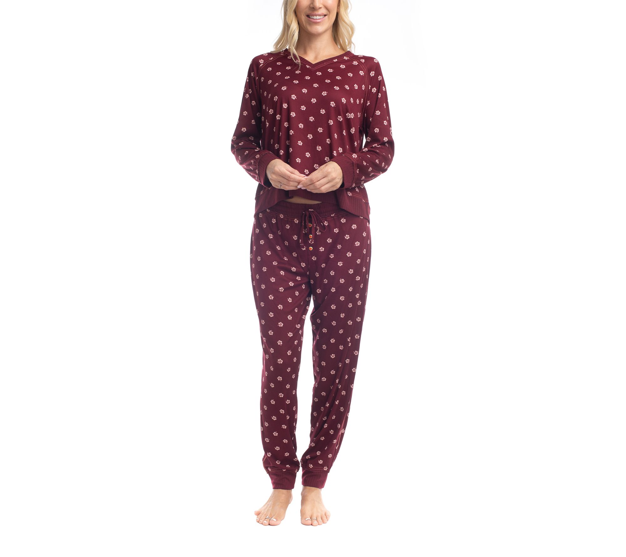 Ocean Pacific Sandy Sundown Long Sleeve PJ Set