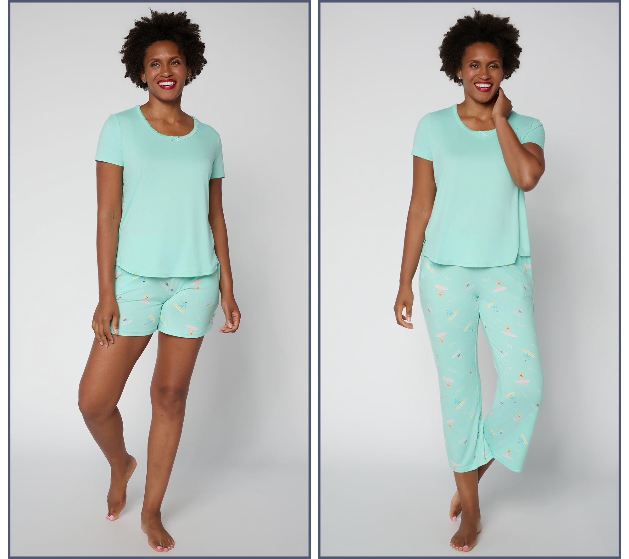 MUK LUKS Cloud Knit 3-Piece Pajama Set