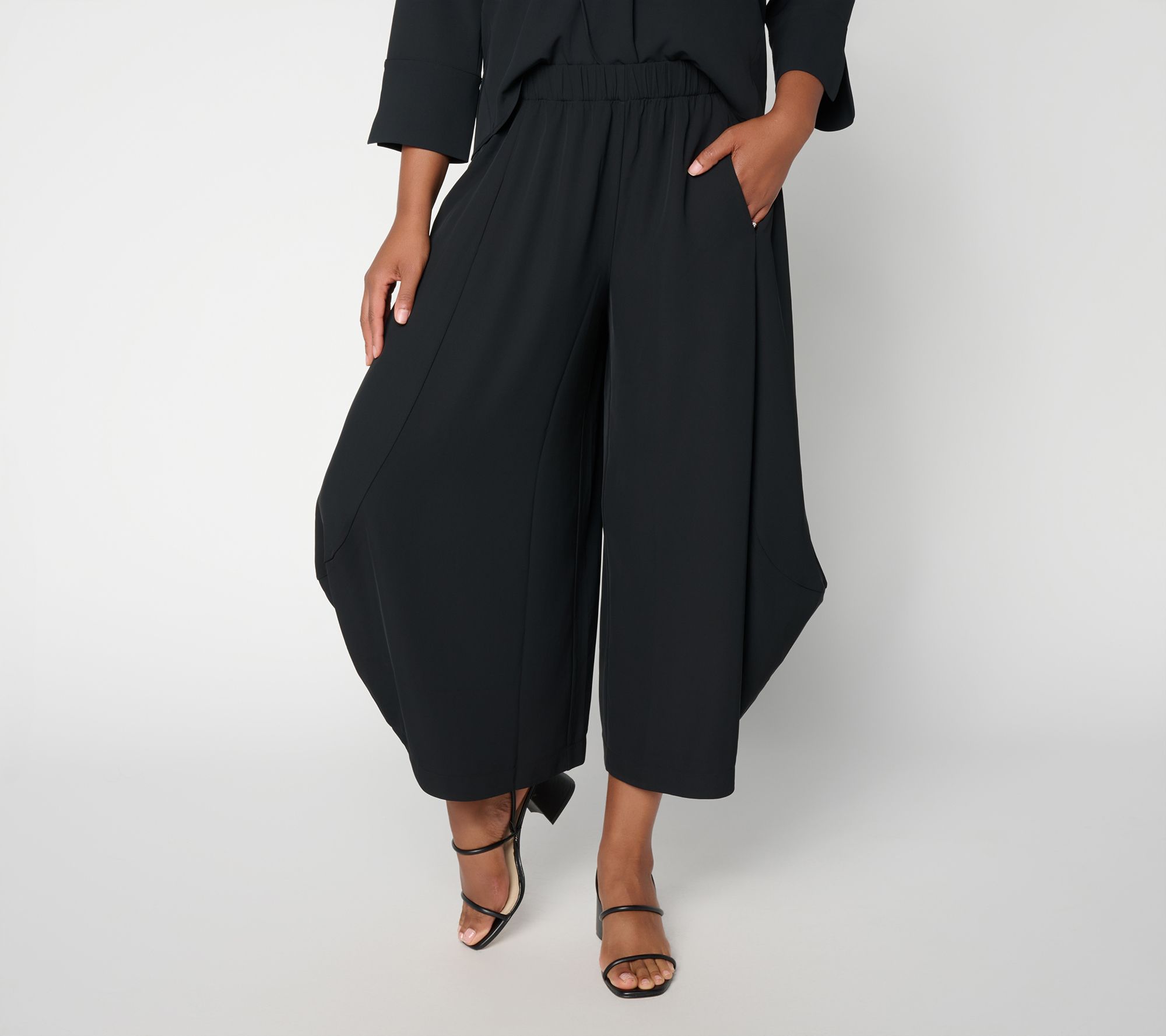 Carla Rockmore Collection Regular Cropped Voluminous Barrel Pants