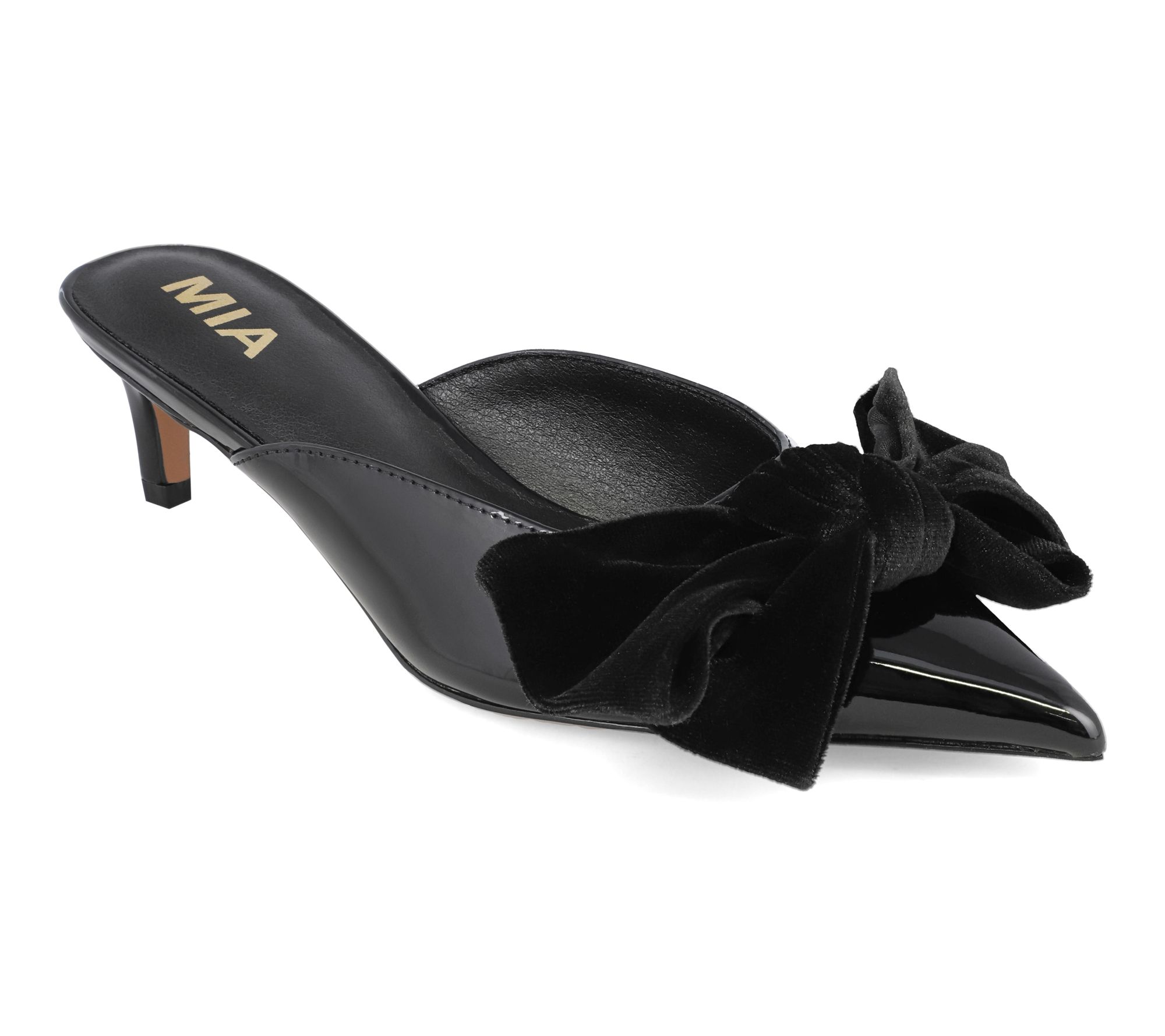 MIA Pointed Toe Dressy Mules - Chantelle