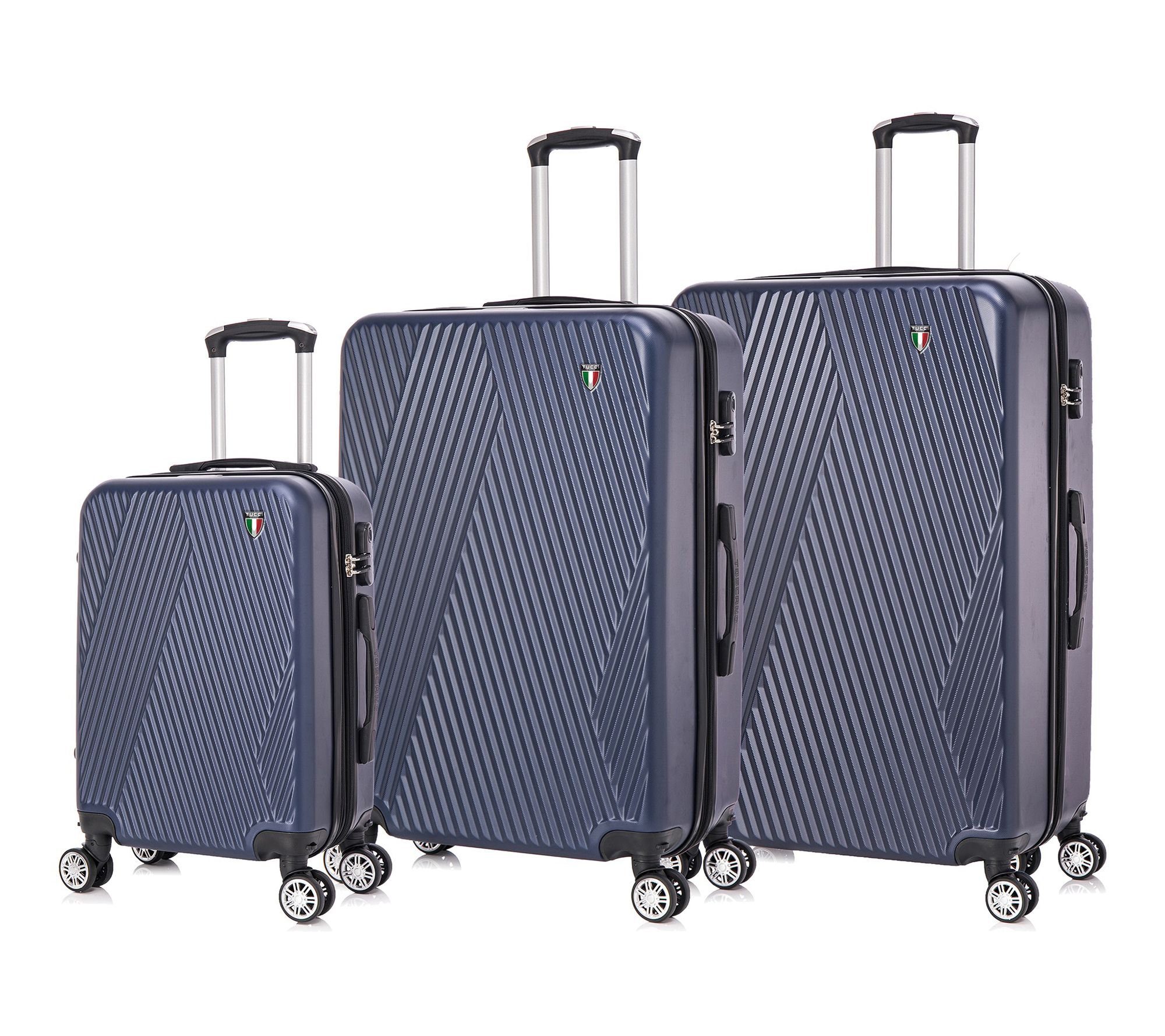 TUCCI Italy COLPI 3PC Hardside Luggage Set (20", 24", 28")