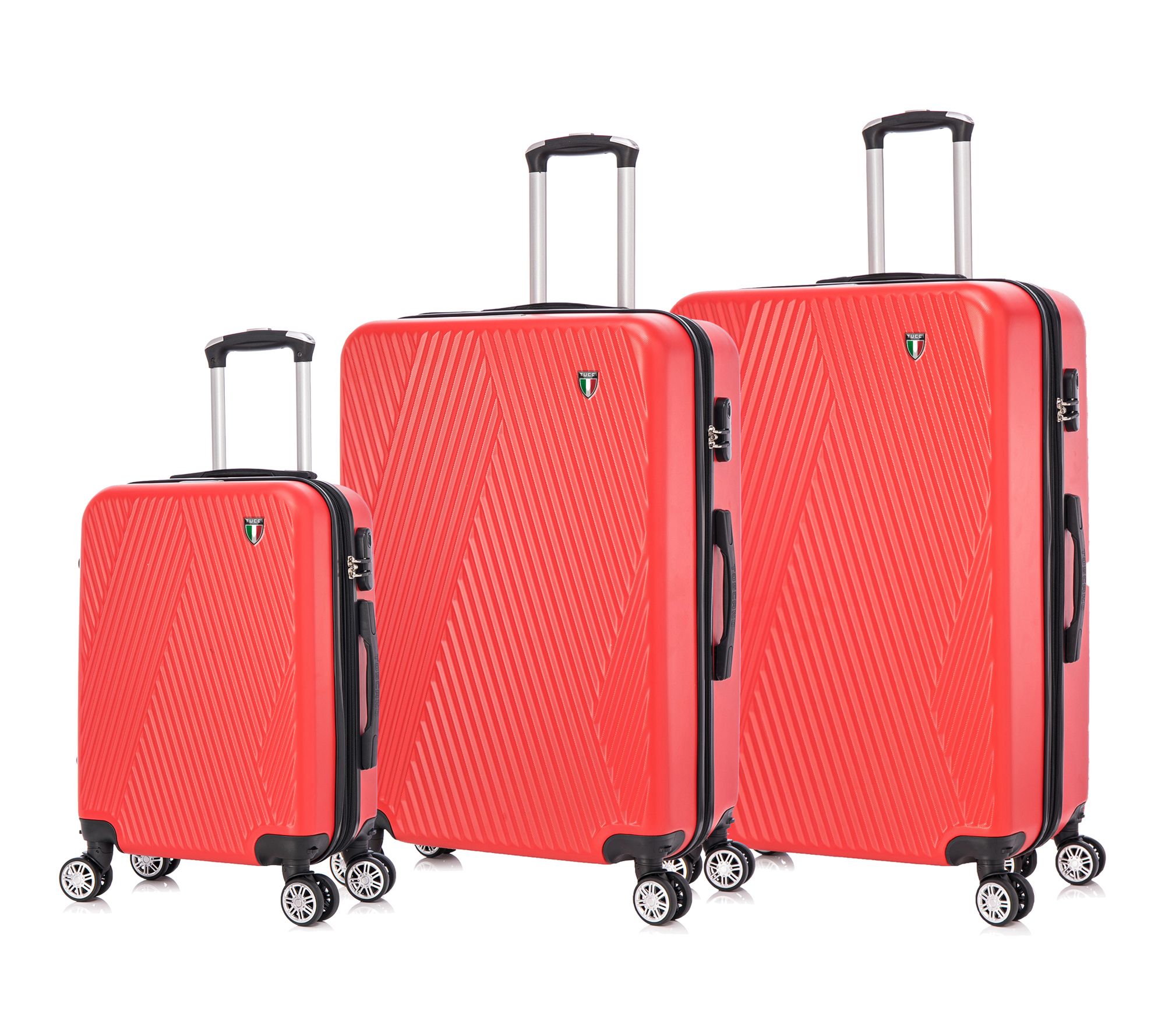 TUCCI Italy COLPI 3PC Hardside Luggage Set (20", 24", 28")