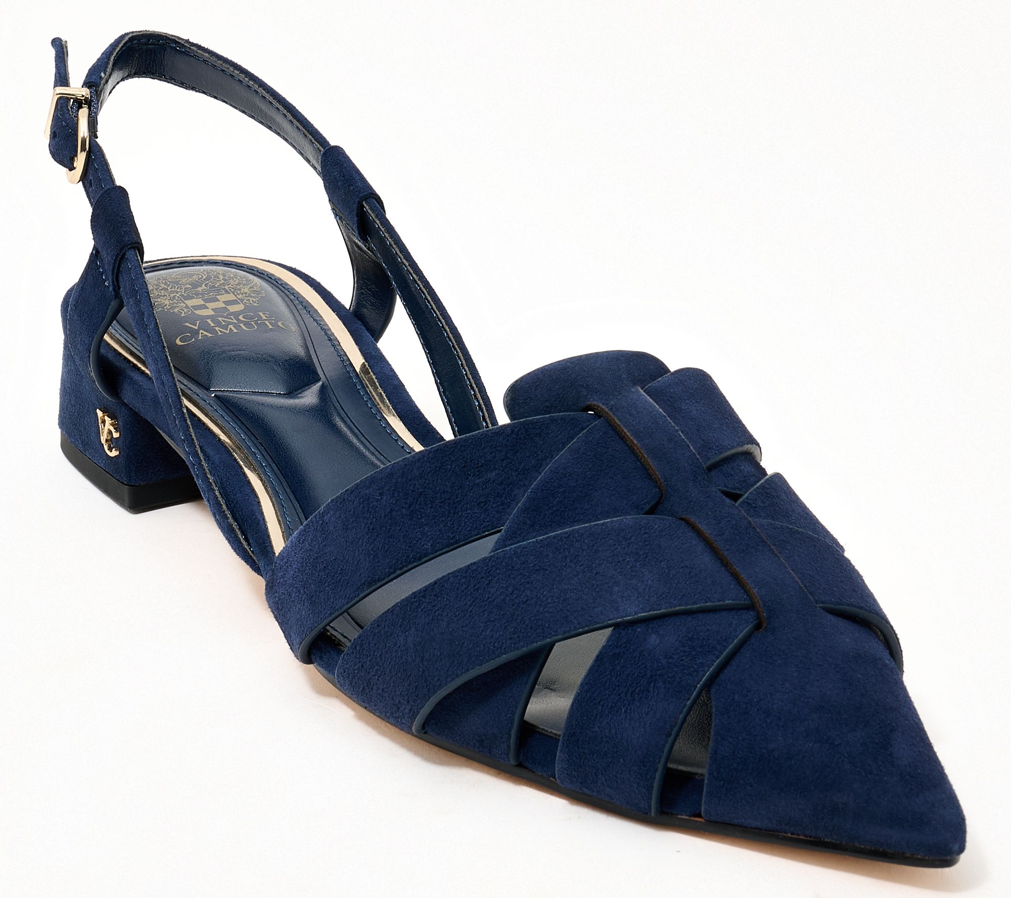 Vince Camuto Leather or Suede Slingback Pumps - Vinesha