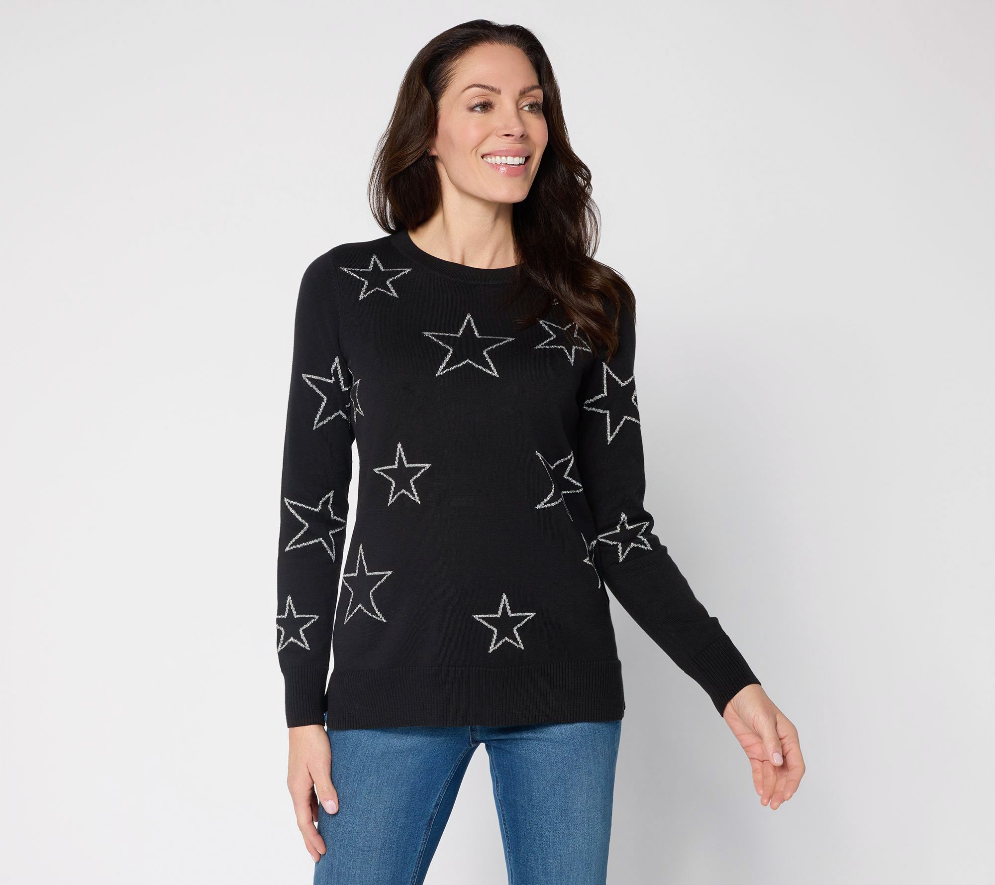 "As Is" Belle by Kim Gravel Sketchy Open Shining Star Sweater