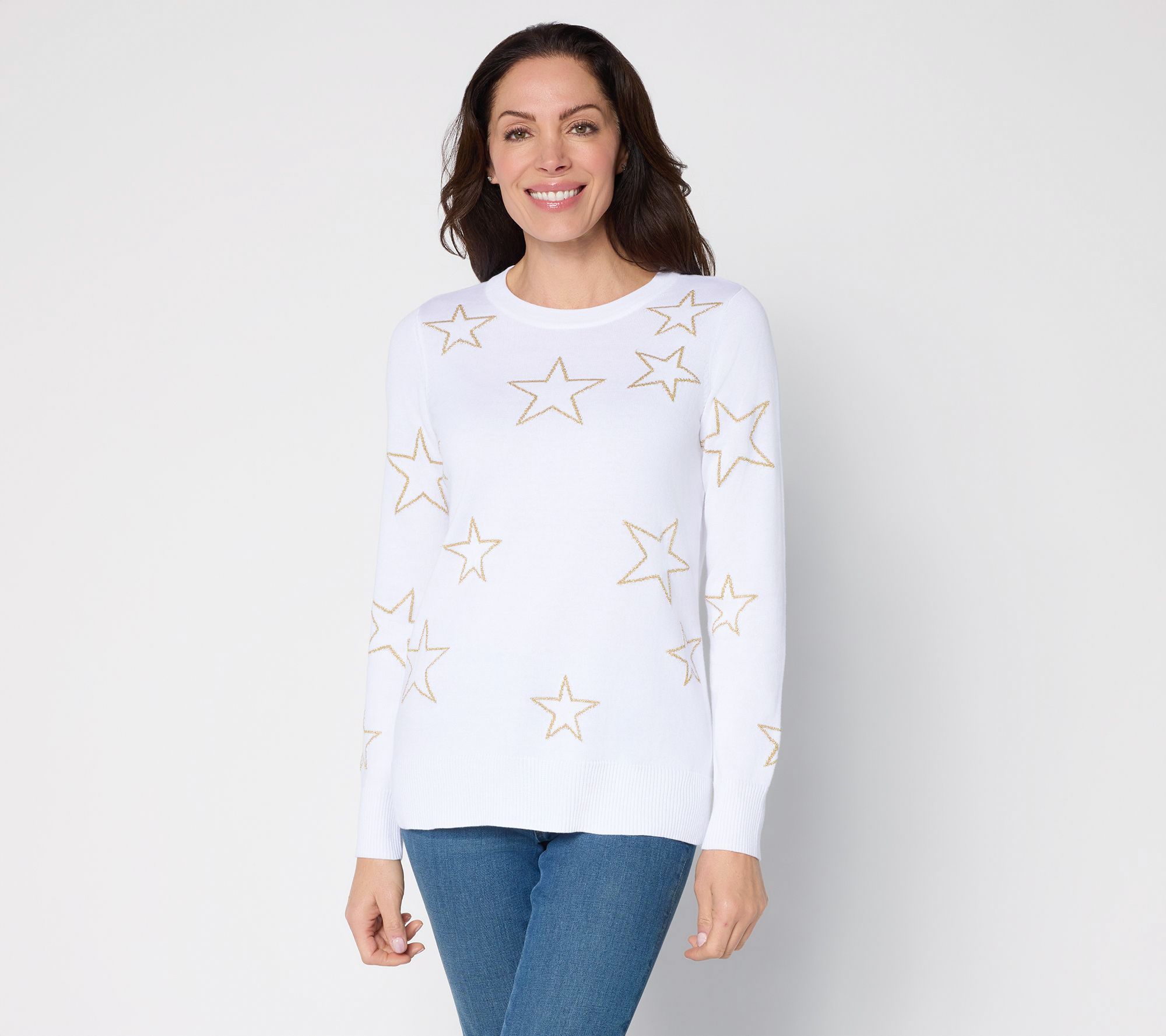 "As Is" Belle by Kim Gravel Sketchy Open Shining Star Sweater