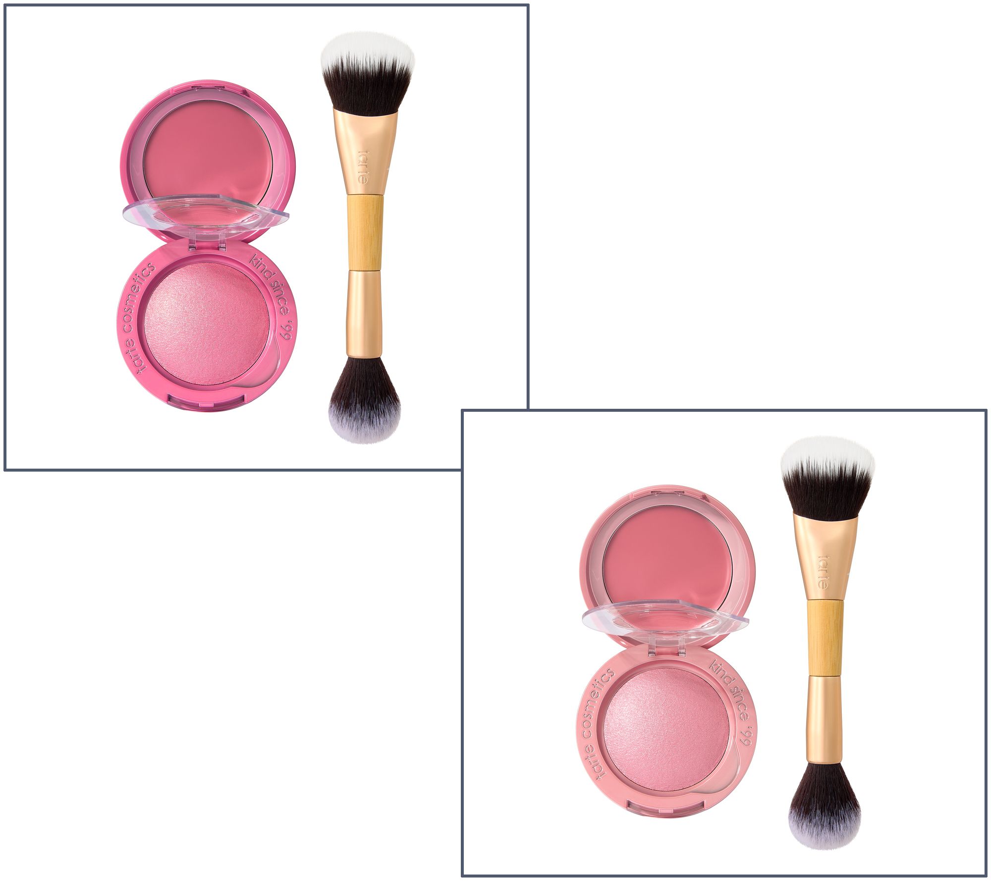 tarte macaron cream blush with brush