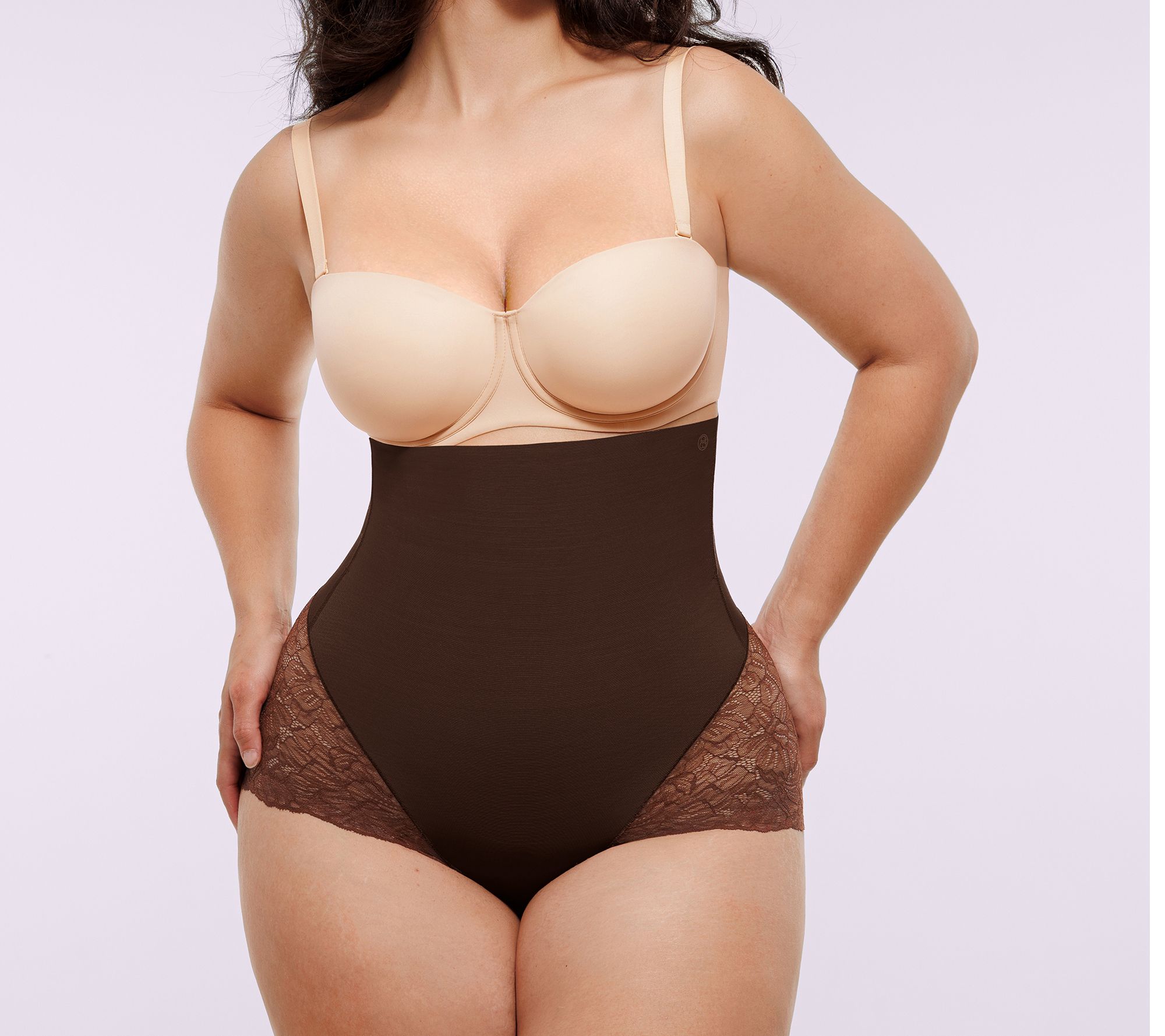 Shapellx Bare Essentials MeshSmooth High-Waisted Sheer Brief